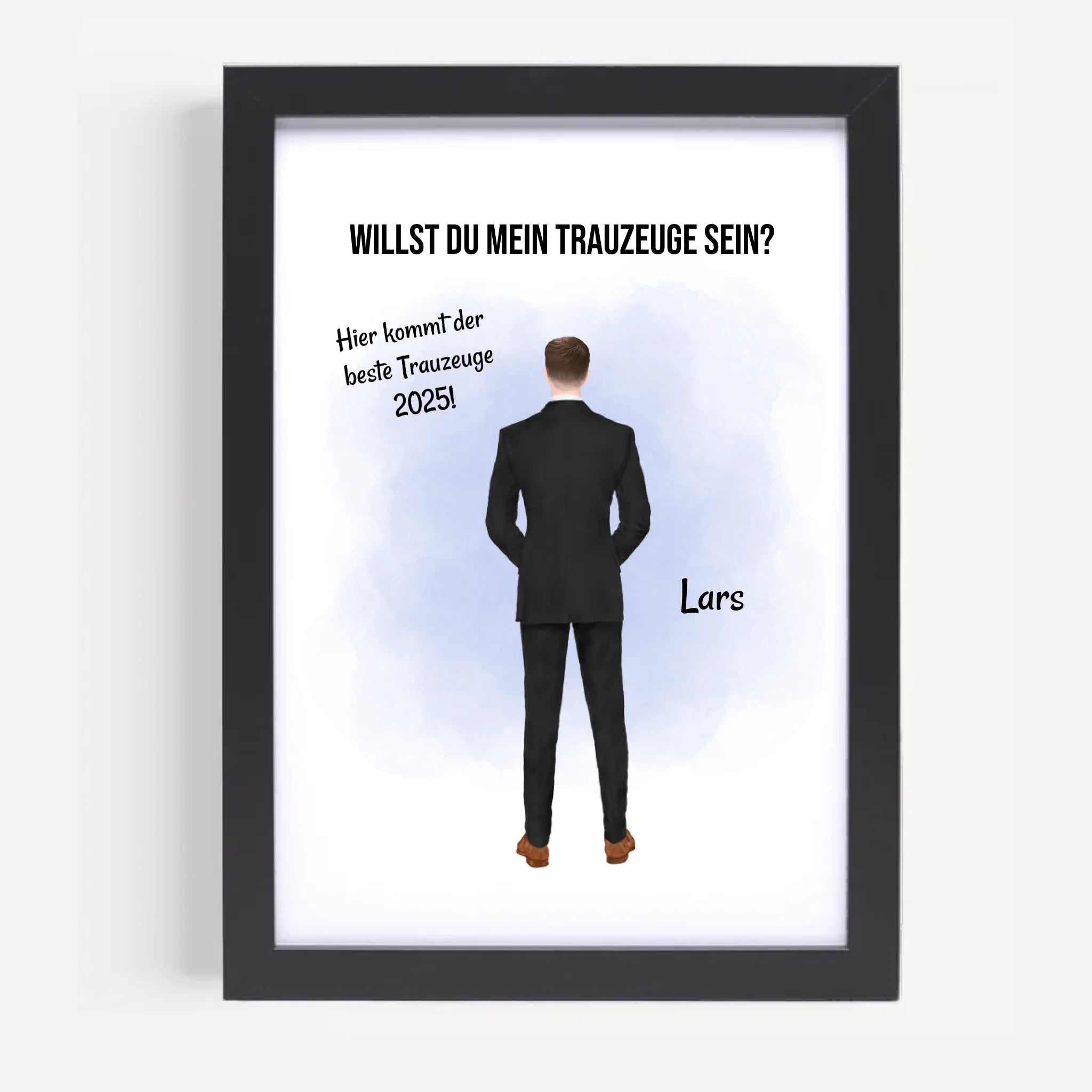 Trauzeuge Mann Fragen Bild Geschenk personalisierbar - Cantty