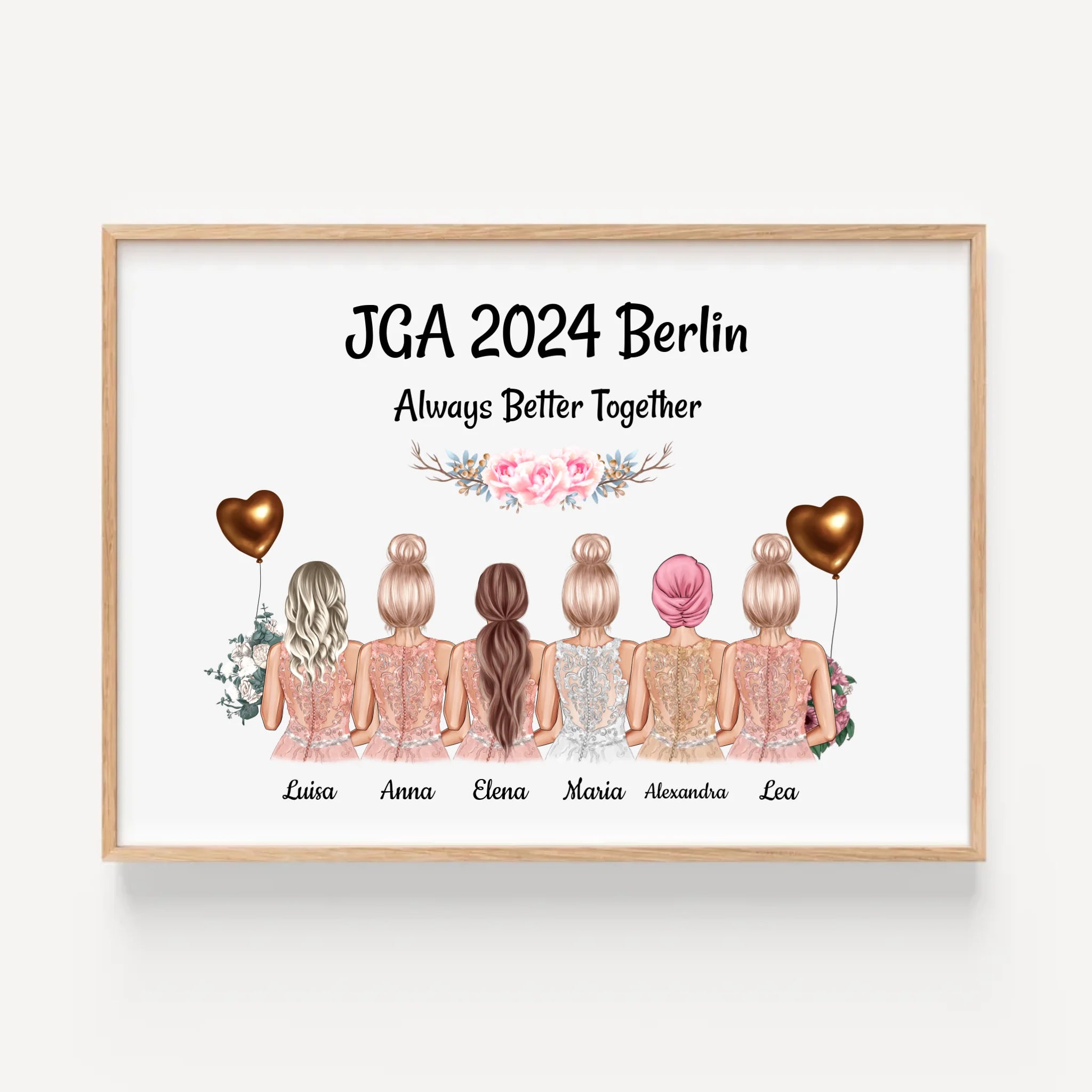 Poster ohne Rahmen Querformat