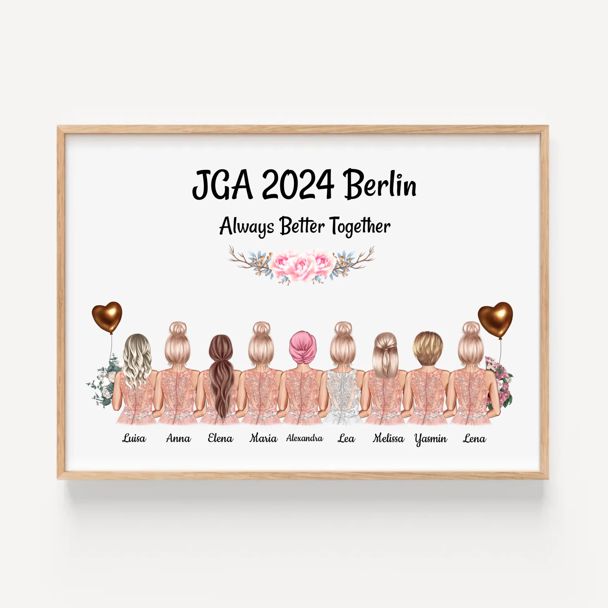 Poster ohne Rahmen Querformat