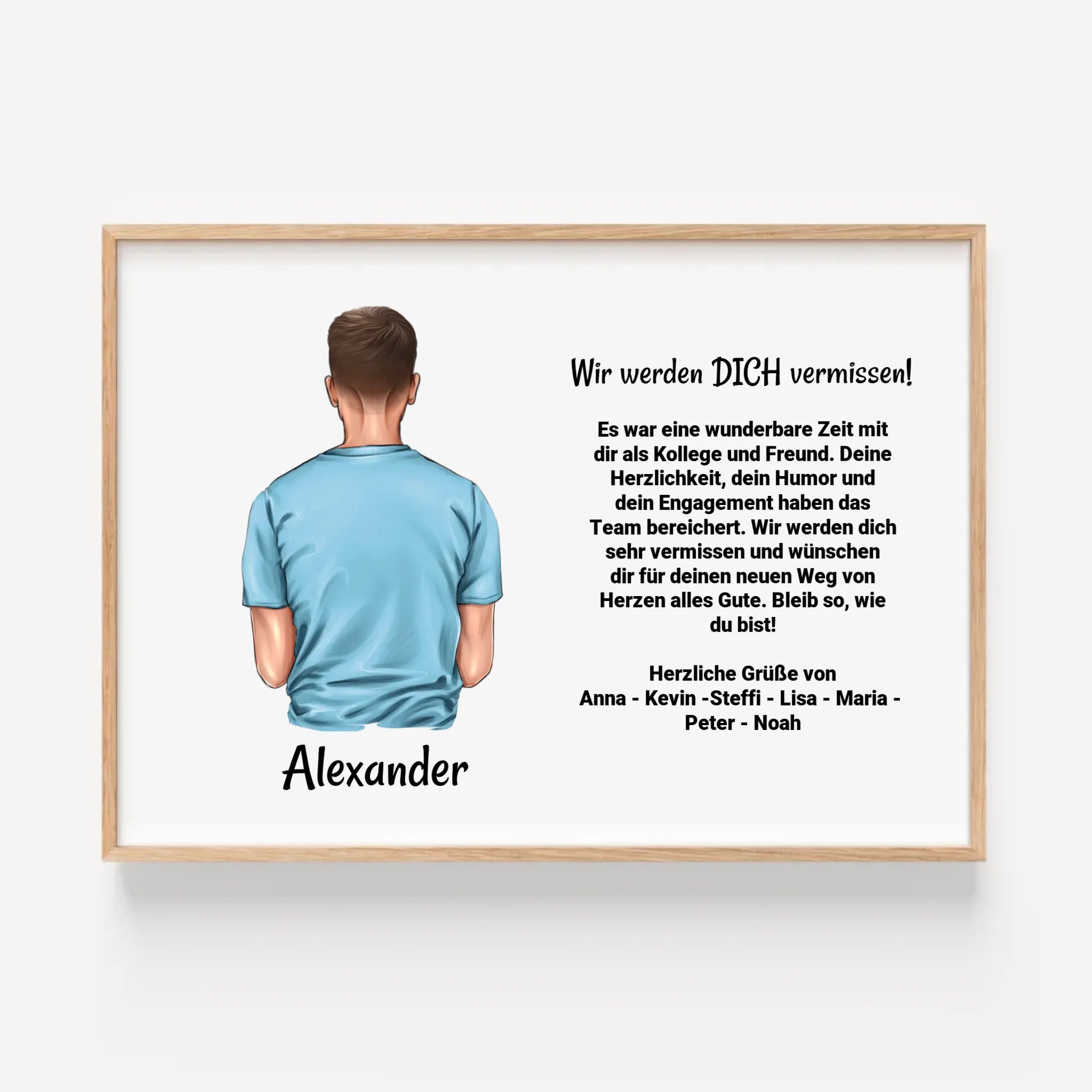 Poster ohne Rahmen Querformat