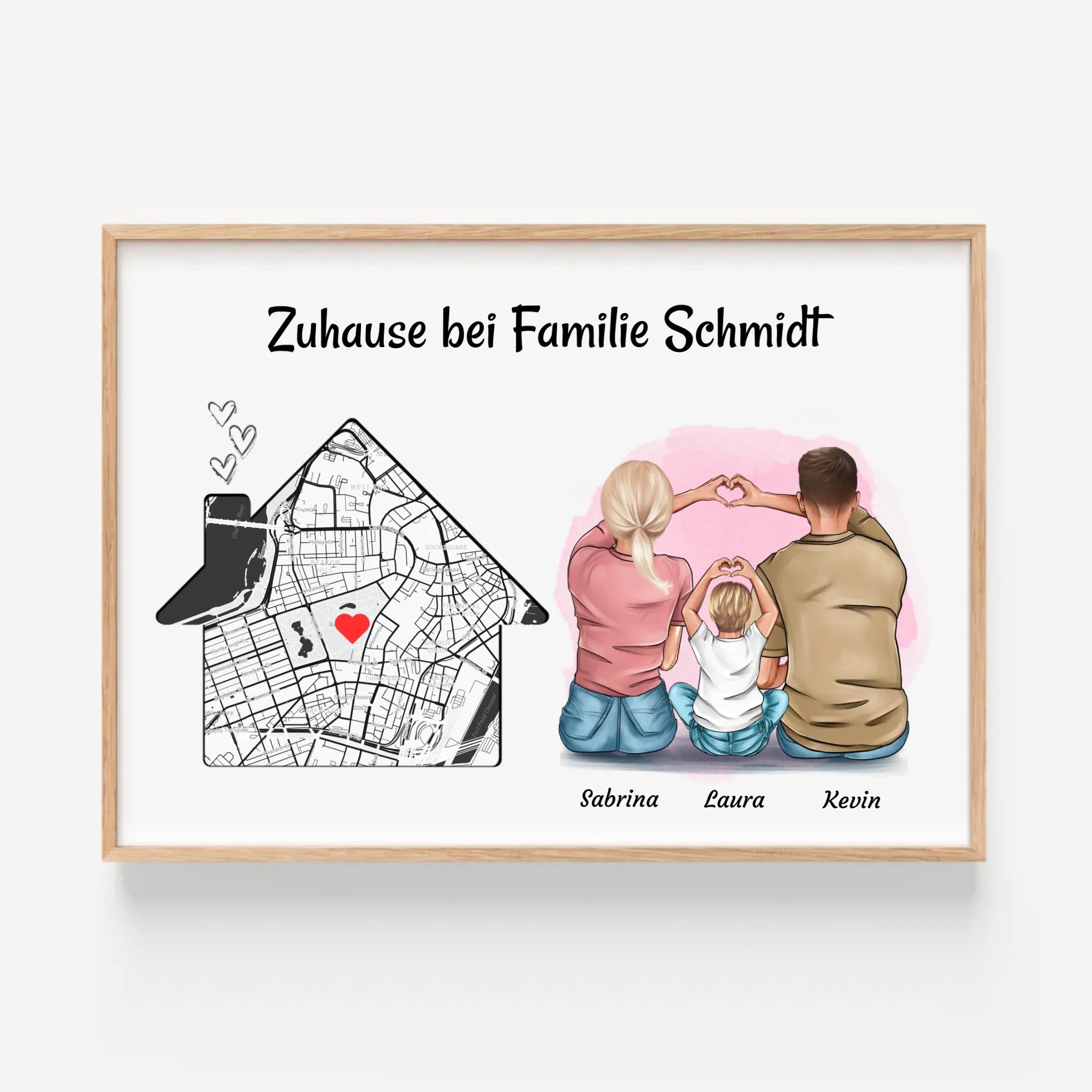 Poster ohne Rahmen Querformat