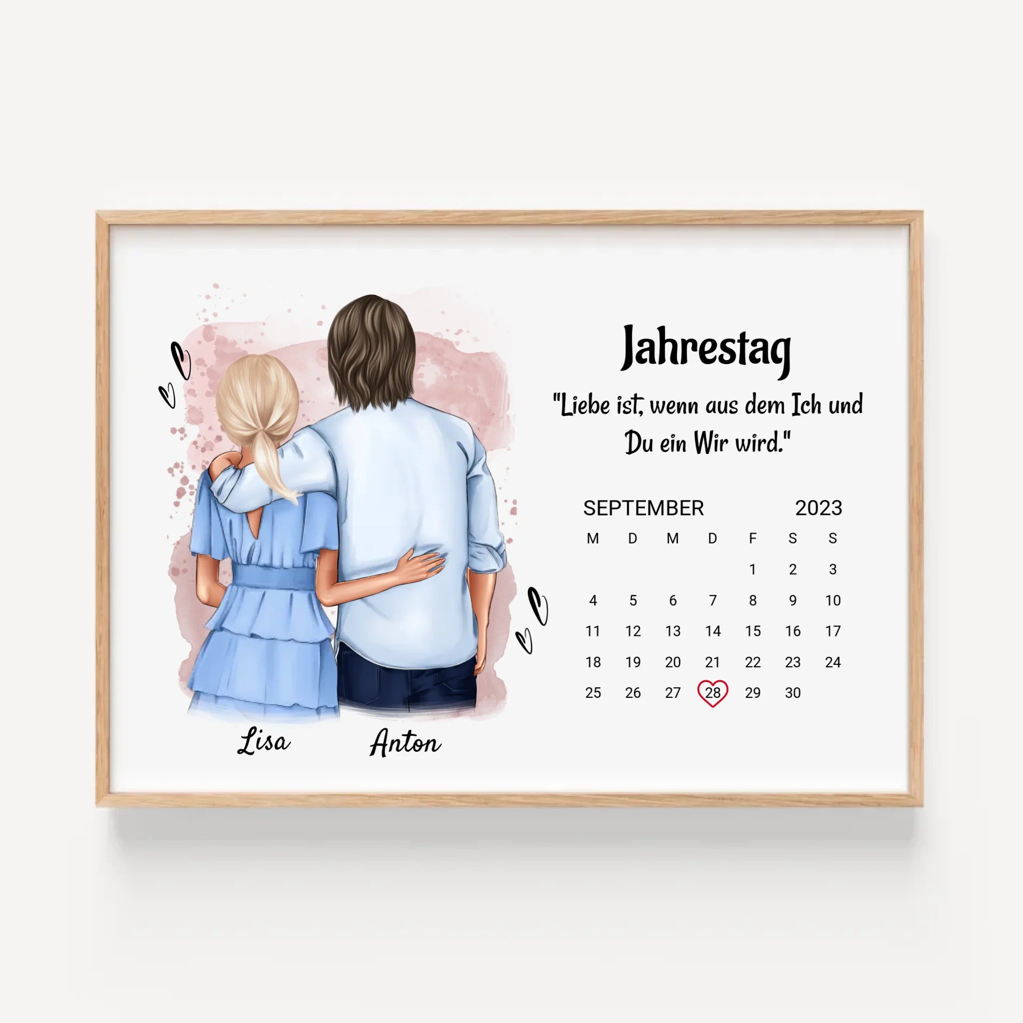 Poster ohne Rahmen Querformat