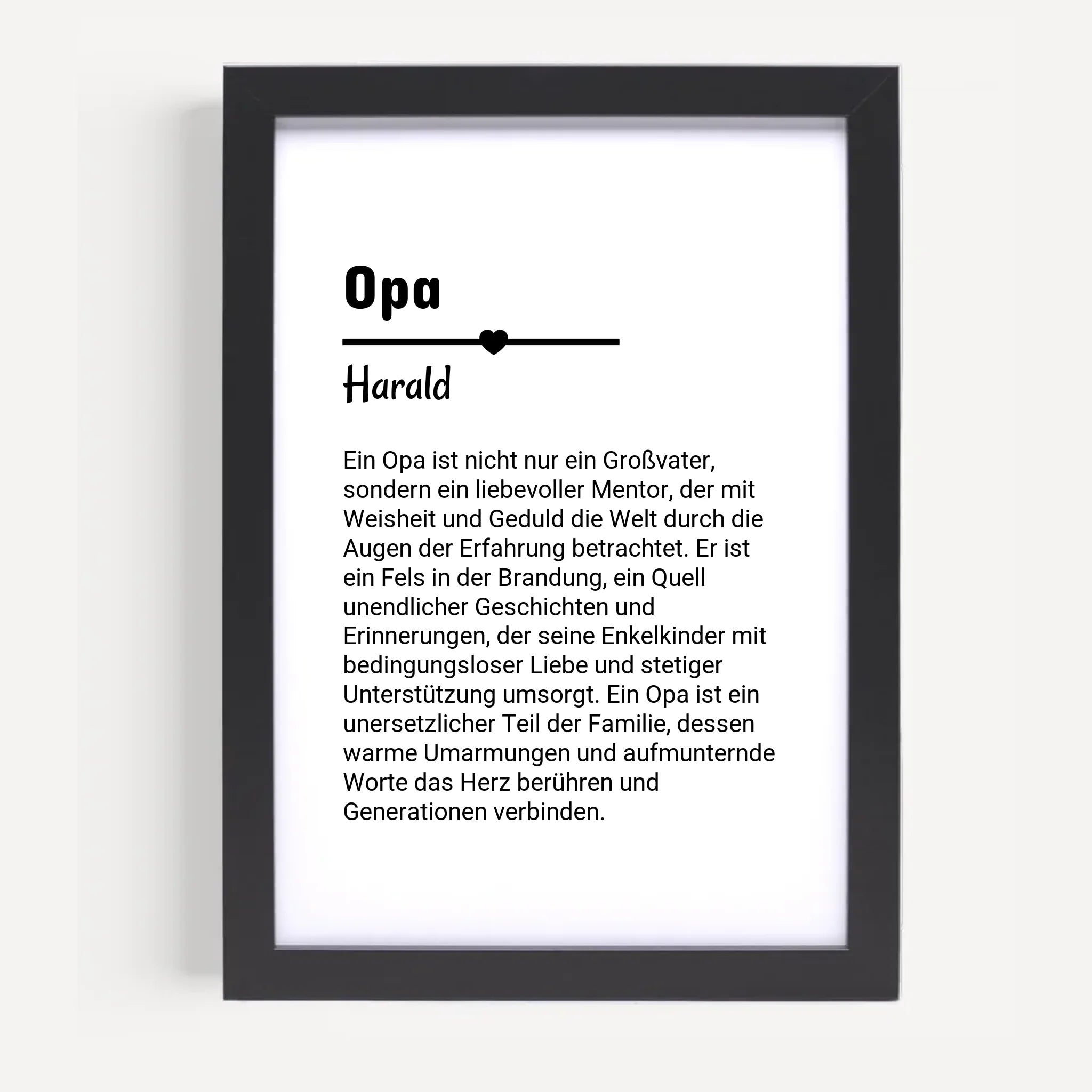 Poster mit Rahmen Schwarz 5