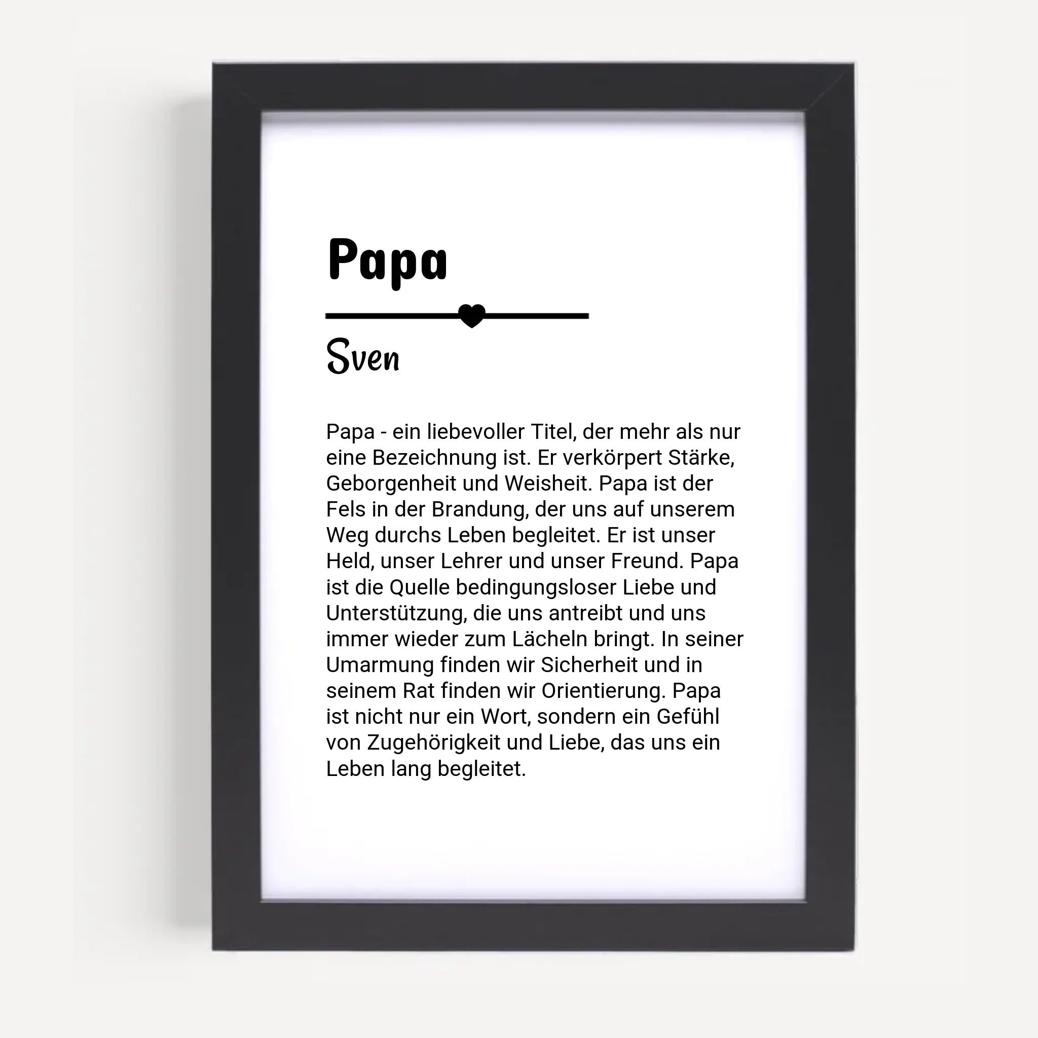 Poster mit Rahmen Schwarz 5