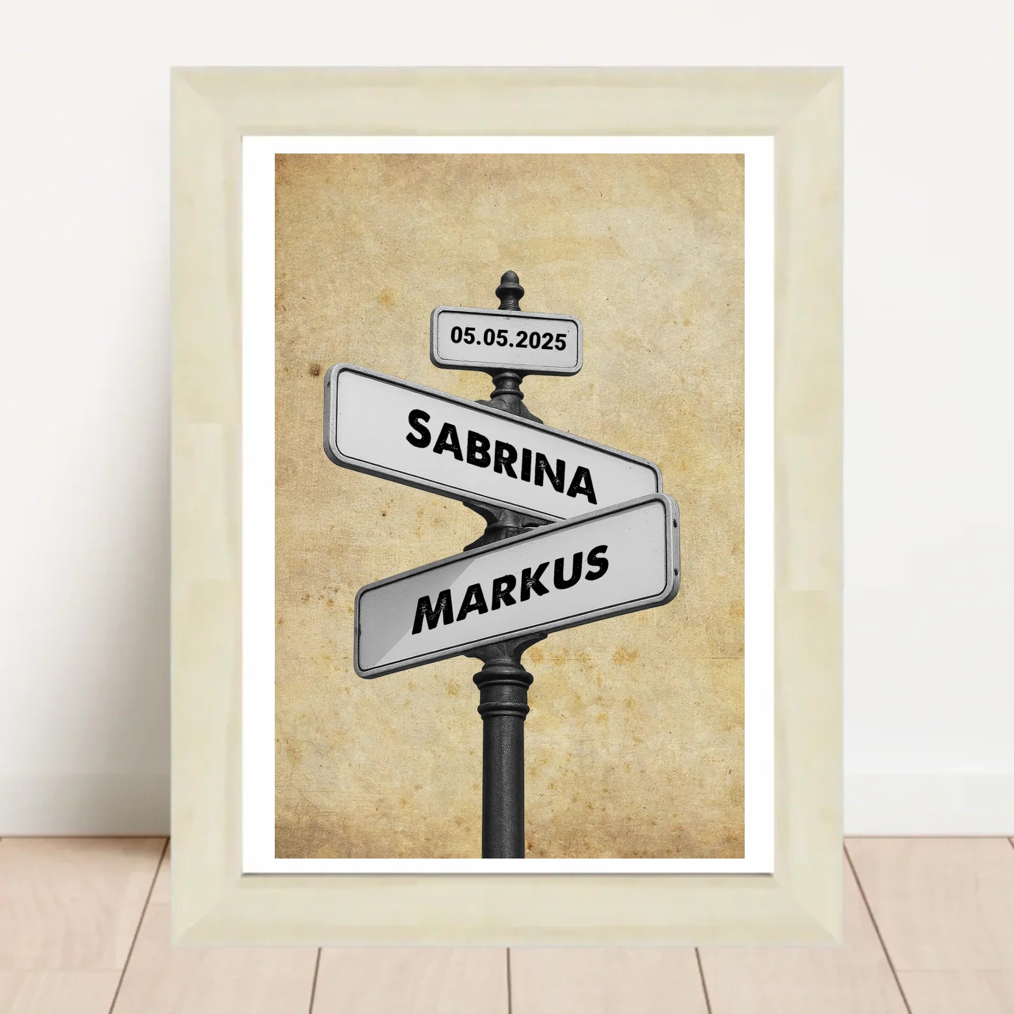 Poster mit Rahmen Hellholz 2