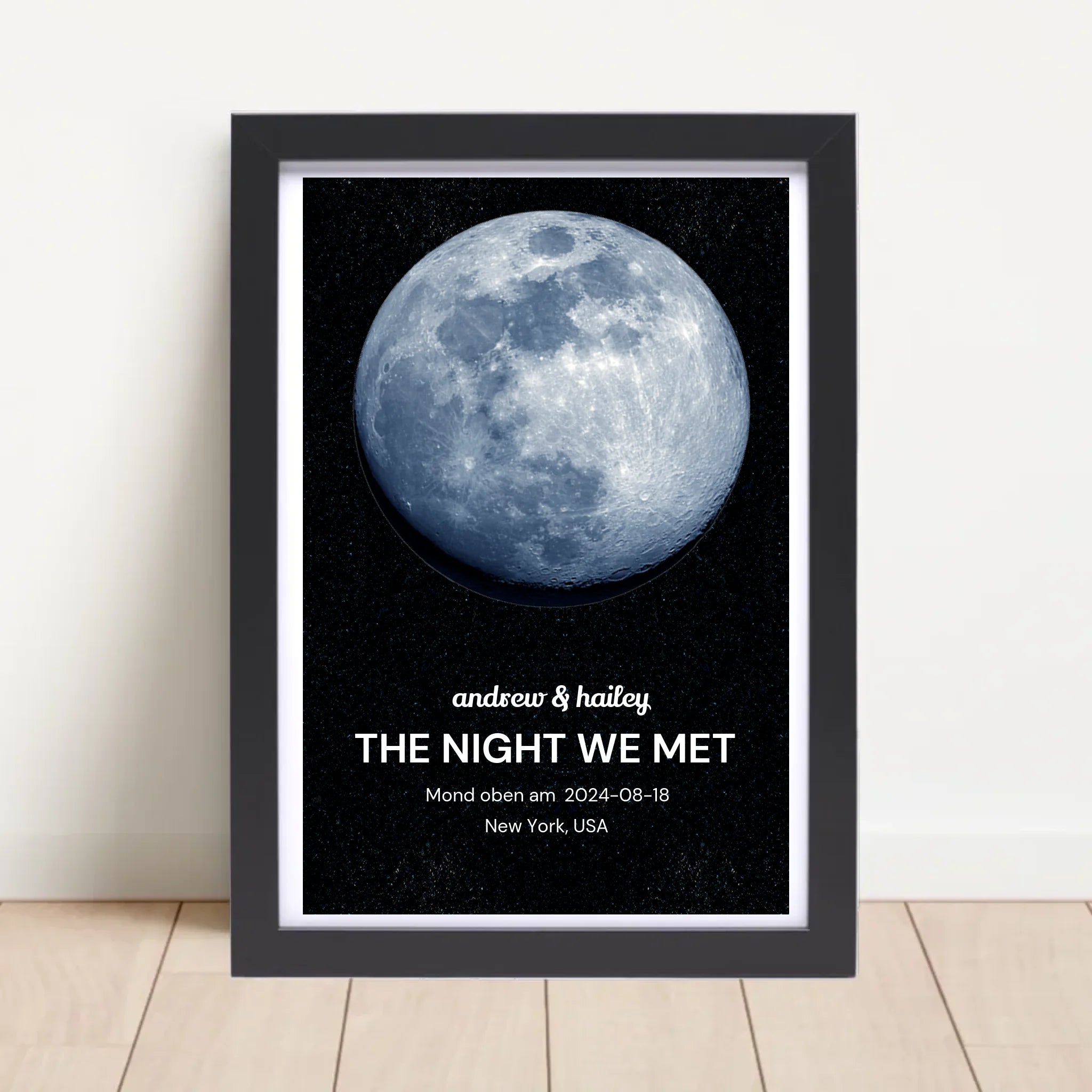 Poster mit Rahmen Schwarz 4