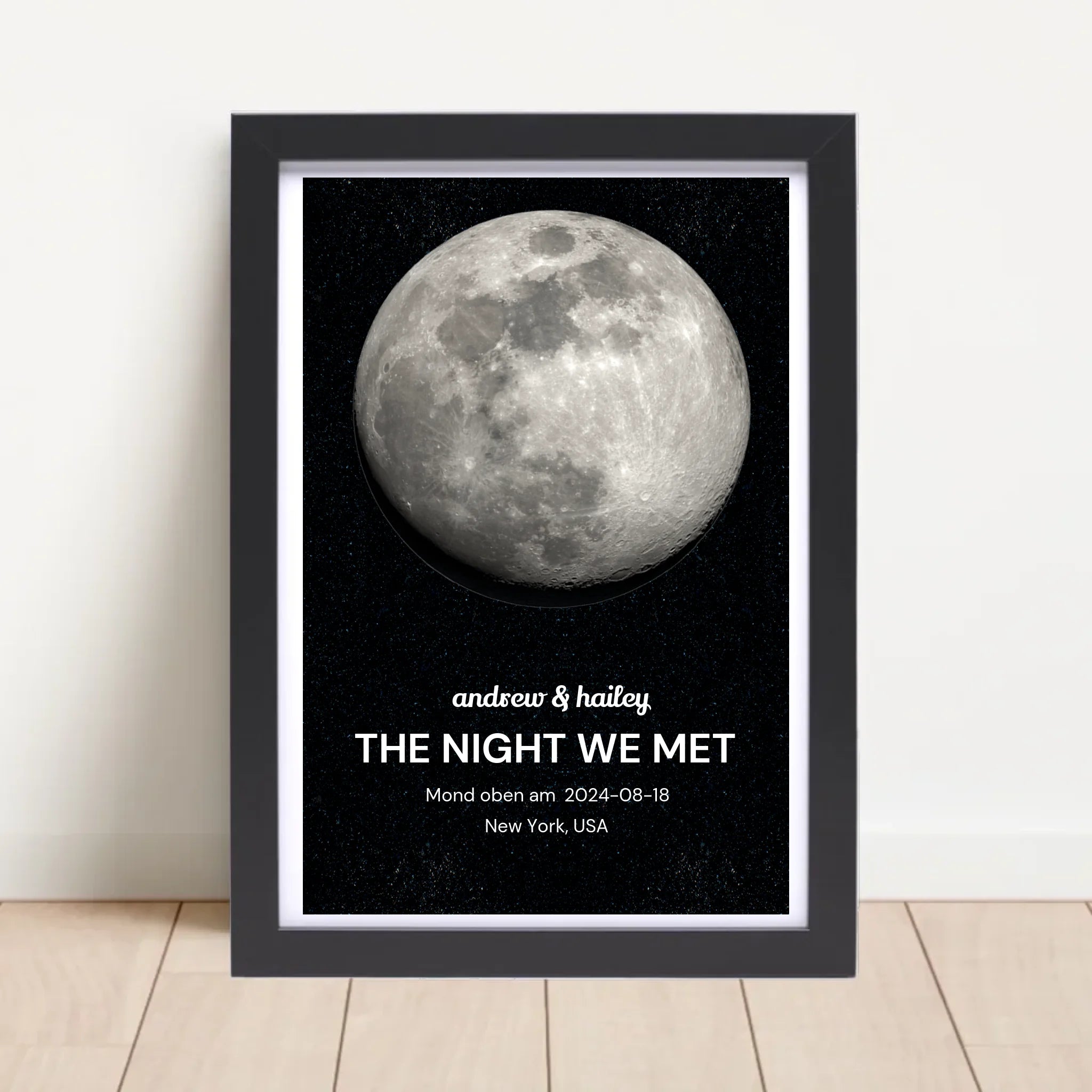 Poster mit Rahmen Schwarz 4