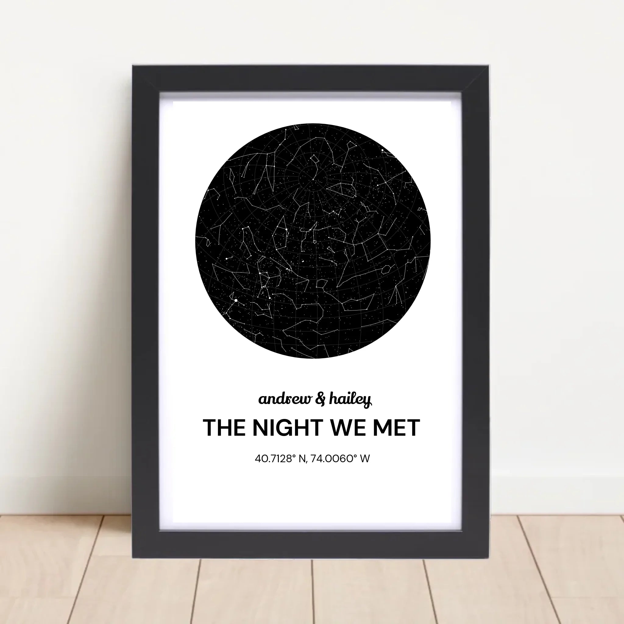 Poster mit Rahmen Schwarz 4