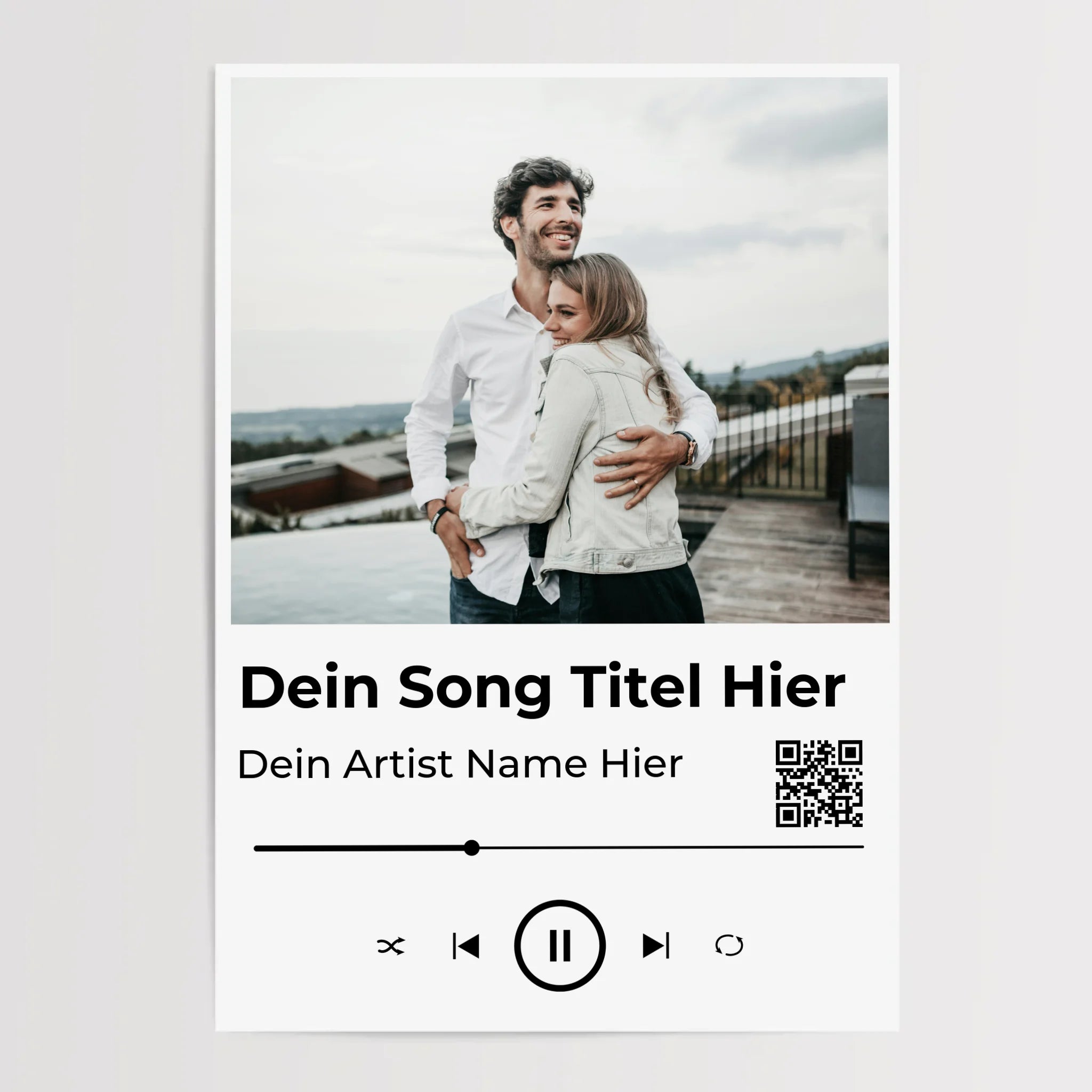 Musik Lieblingssong Foto Poster für Paare als Geschenk - Cantty