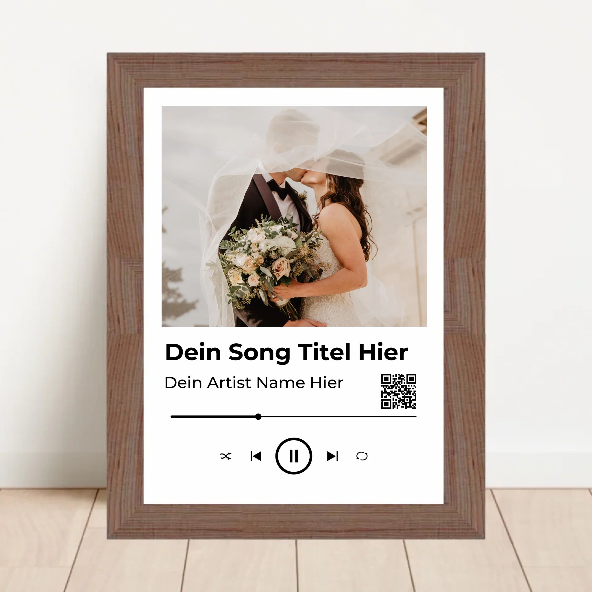 Hochzeitsgeschenk Poster erster Tanz Lieblingslied - Cantty