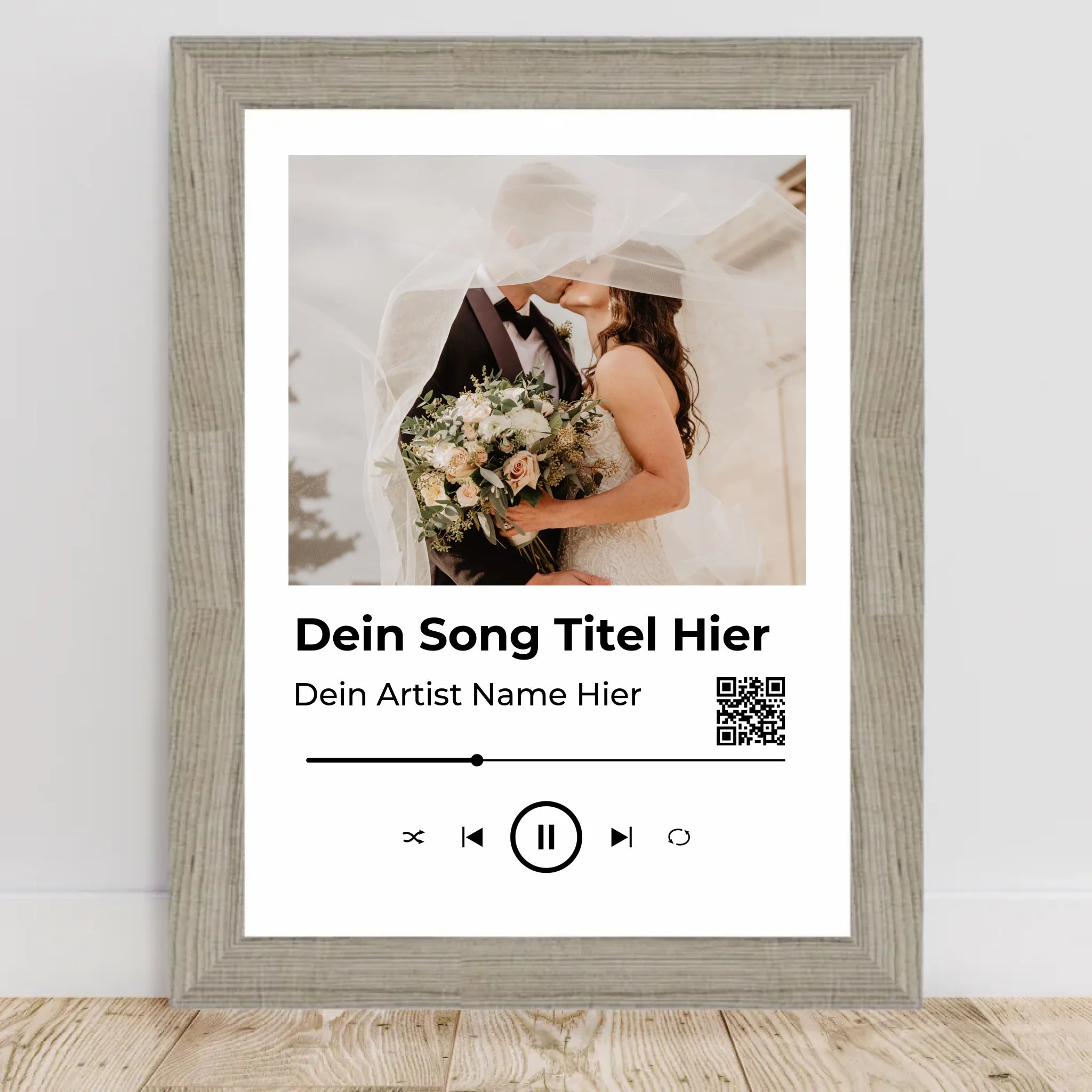 Hochzeitsgeschenk Poster erster Tanz Lieblingslied - Cantty