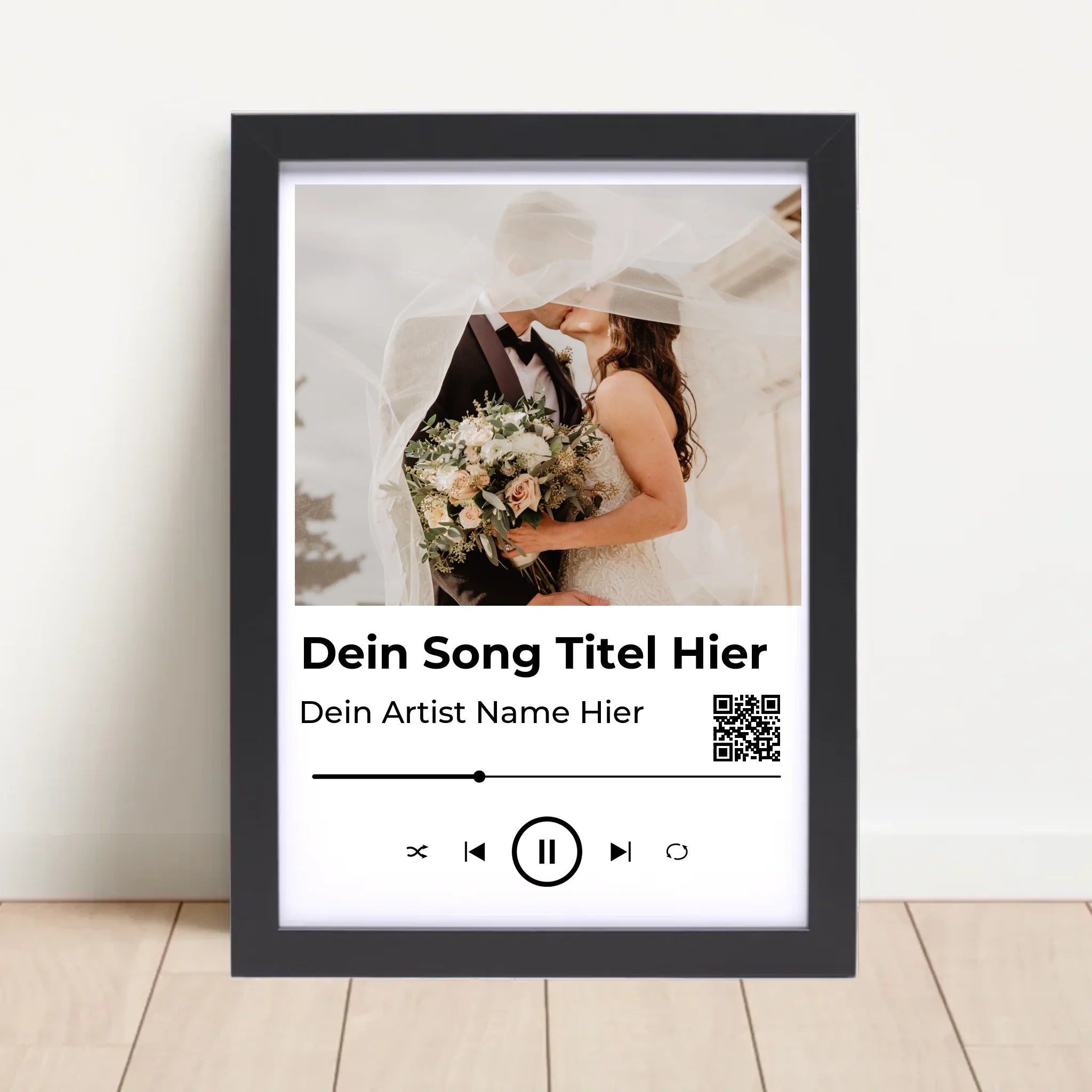 Hochzeitsgeschenk Poster erster Tanz Lieblingslied - Cantty