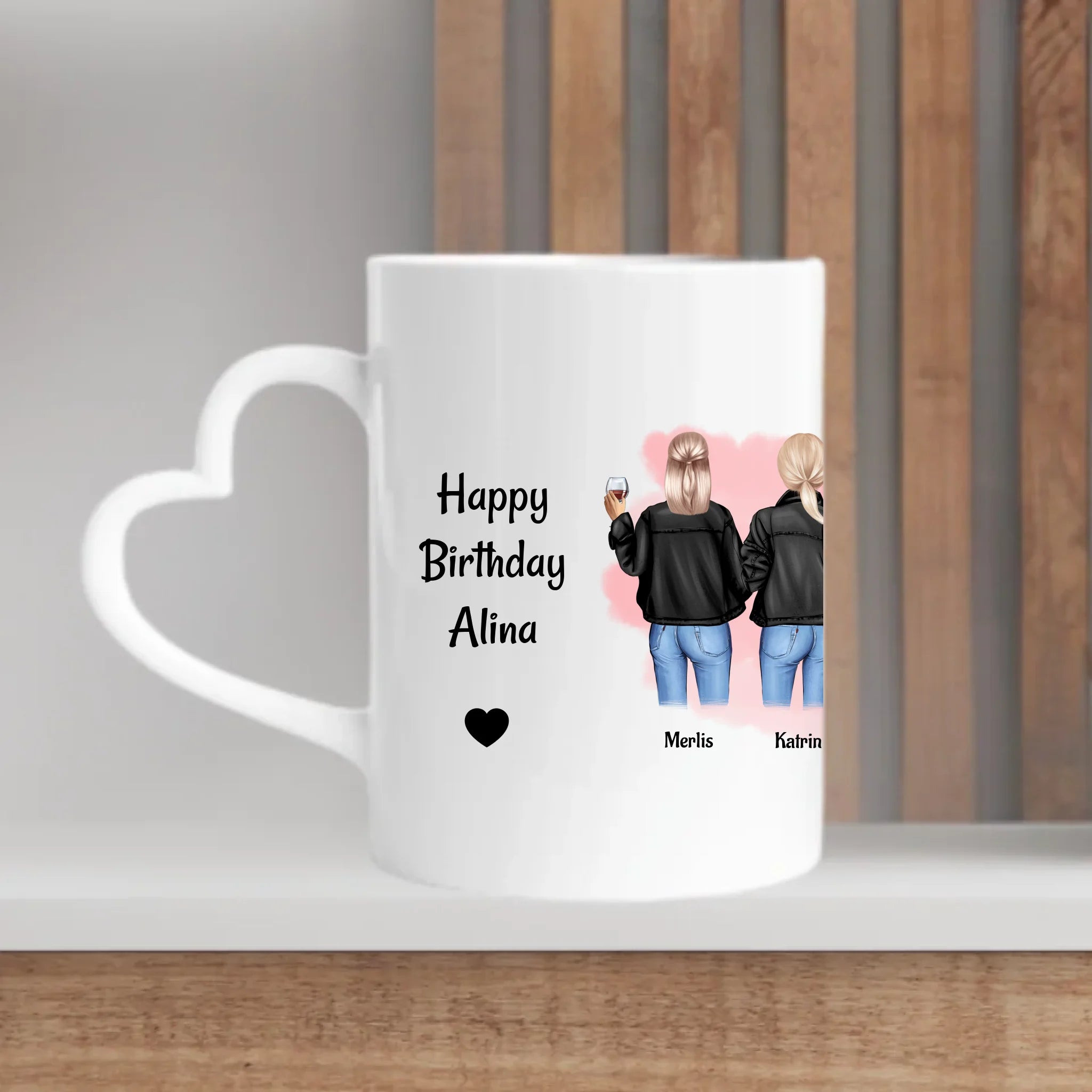 7 Kolleginnen Tasse Geschenk personalisiert - Cantty