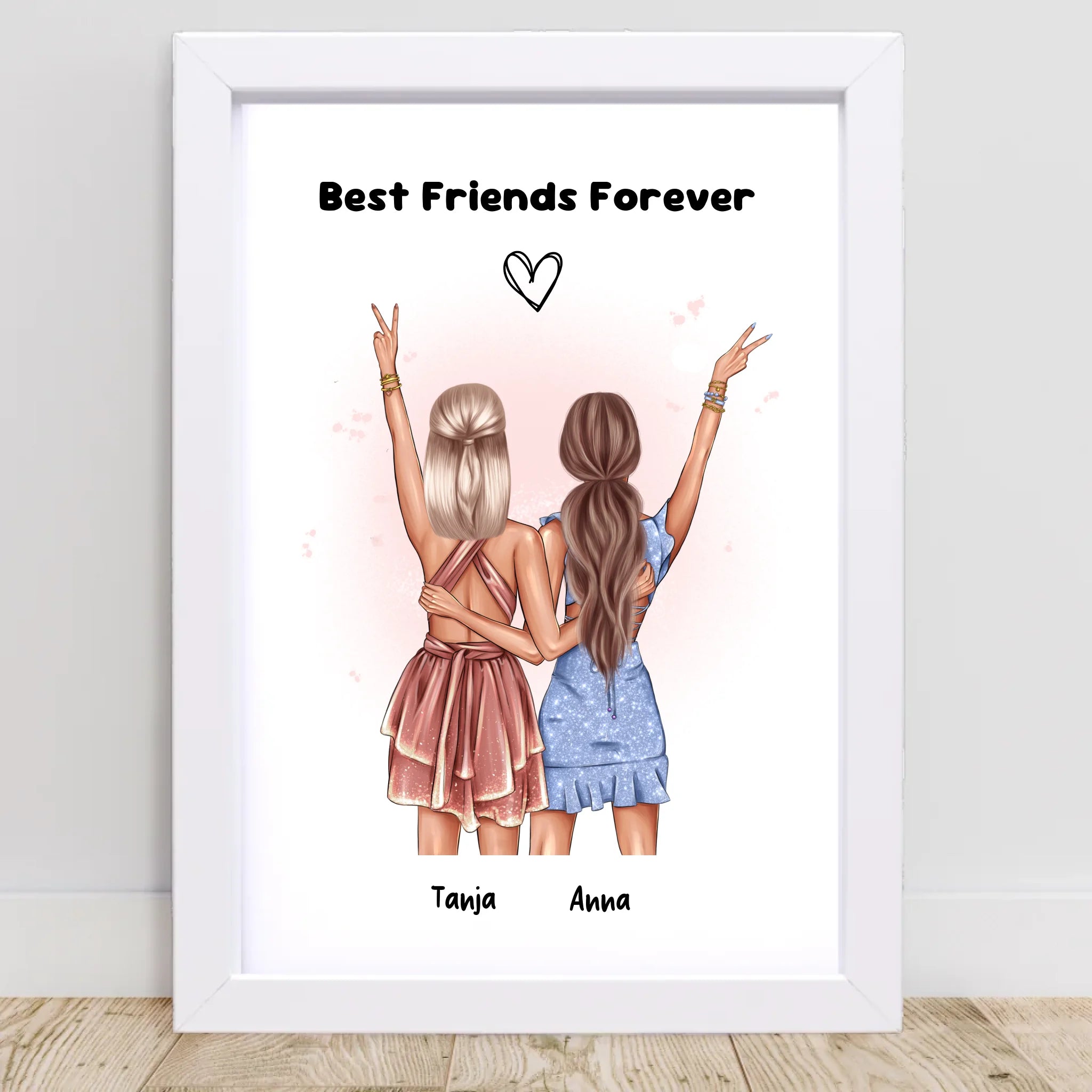 Seelenverwandte Geschenk Bild & Poster - Cantty