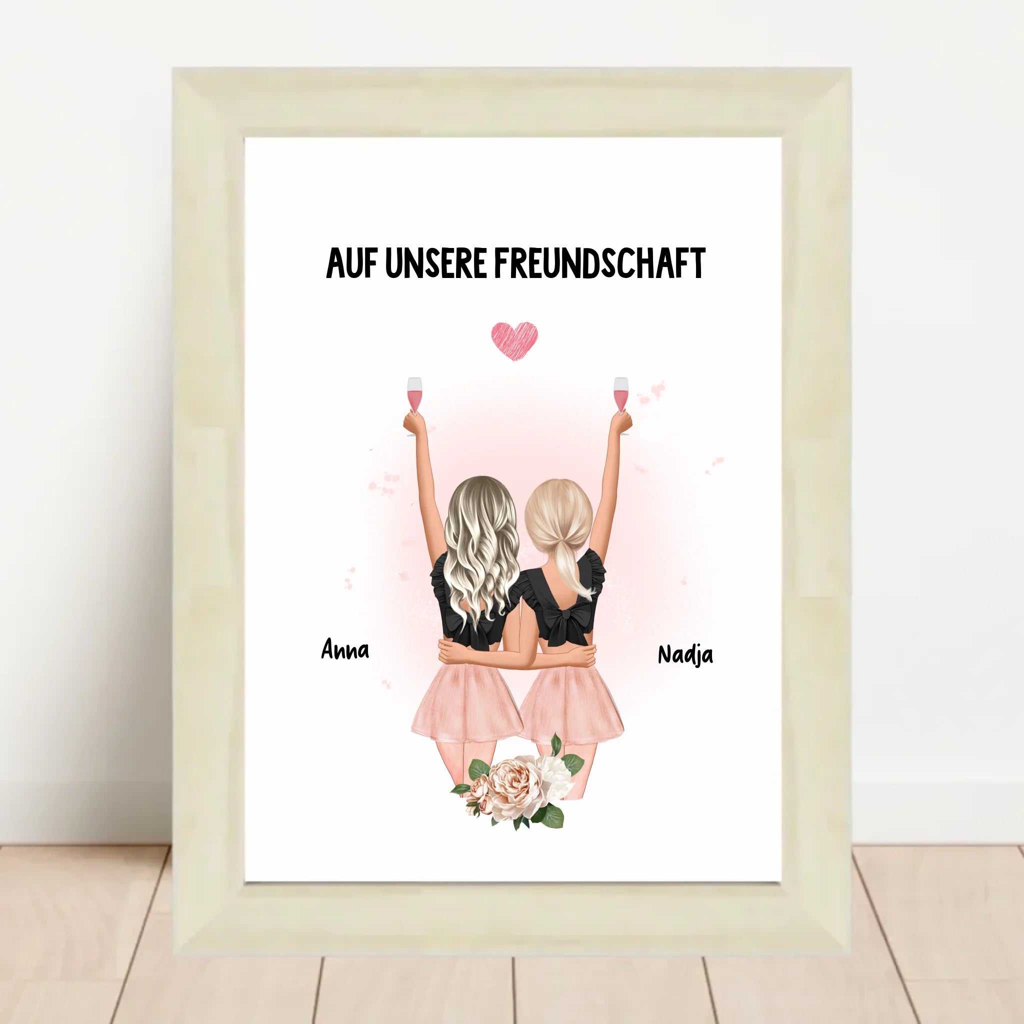BFF Geschenk Bild & Poster personalisiert - Cantty