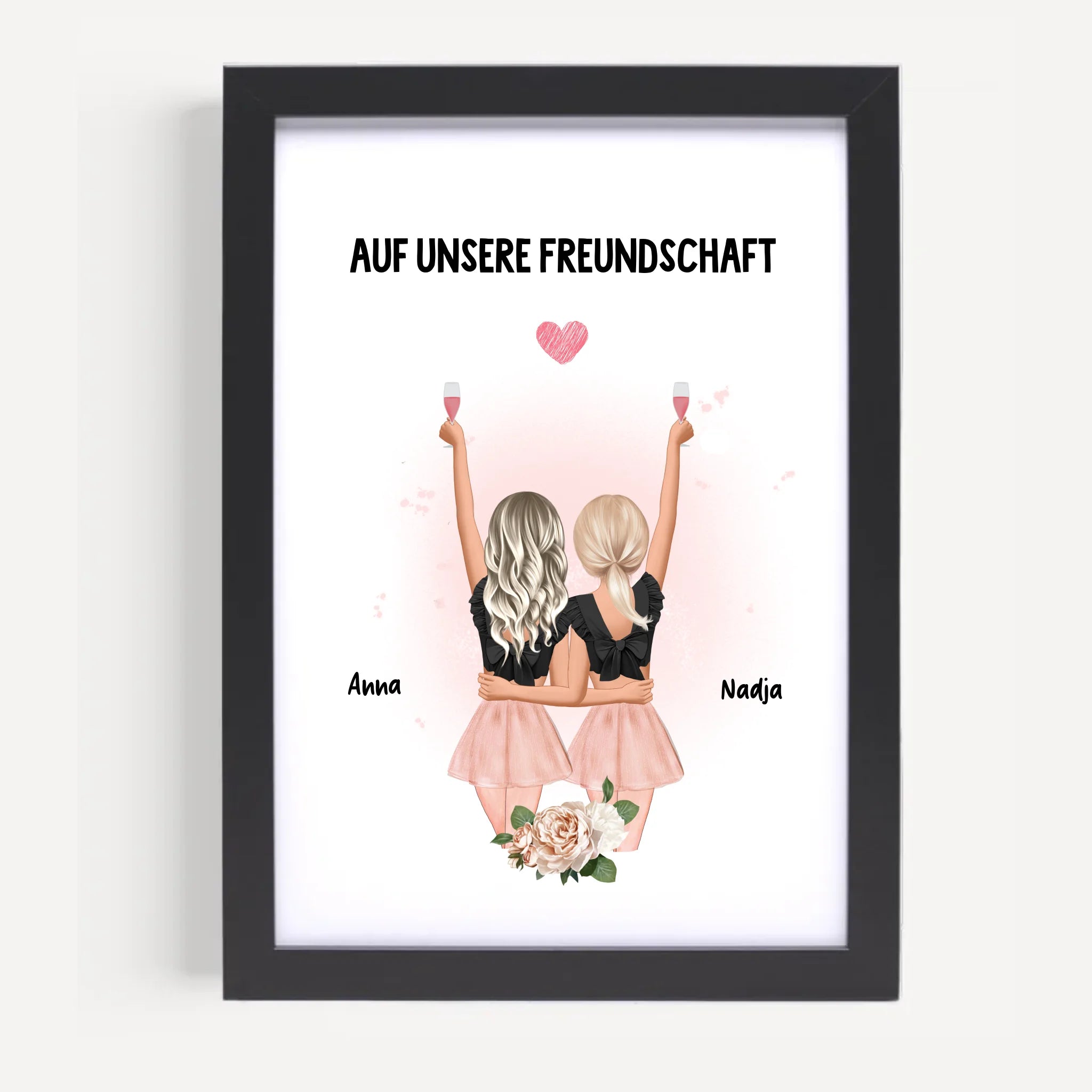 BFF Geschenk Bild & Poster personalisiert - Cantty