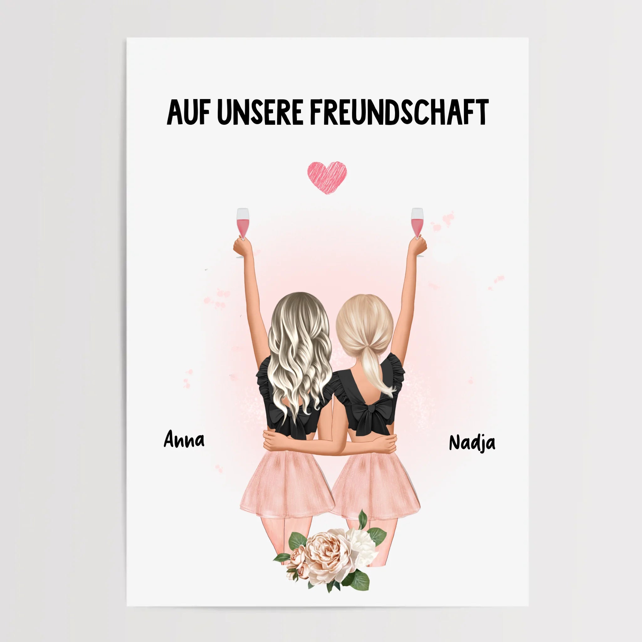 BFF Geschenk Bild & Poster personalisiert - Cantty