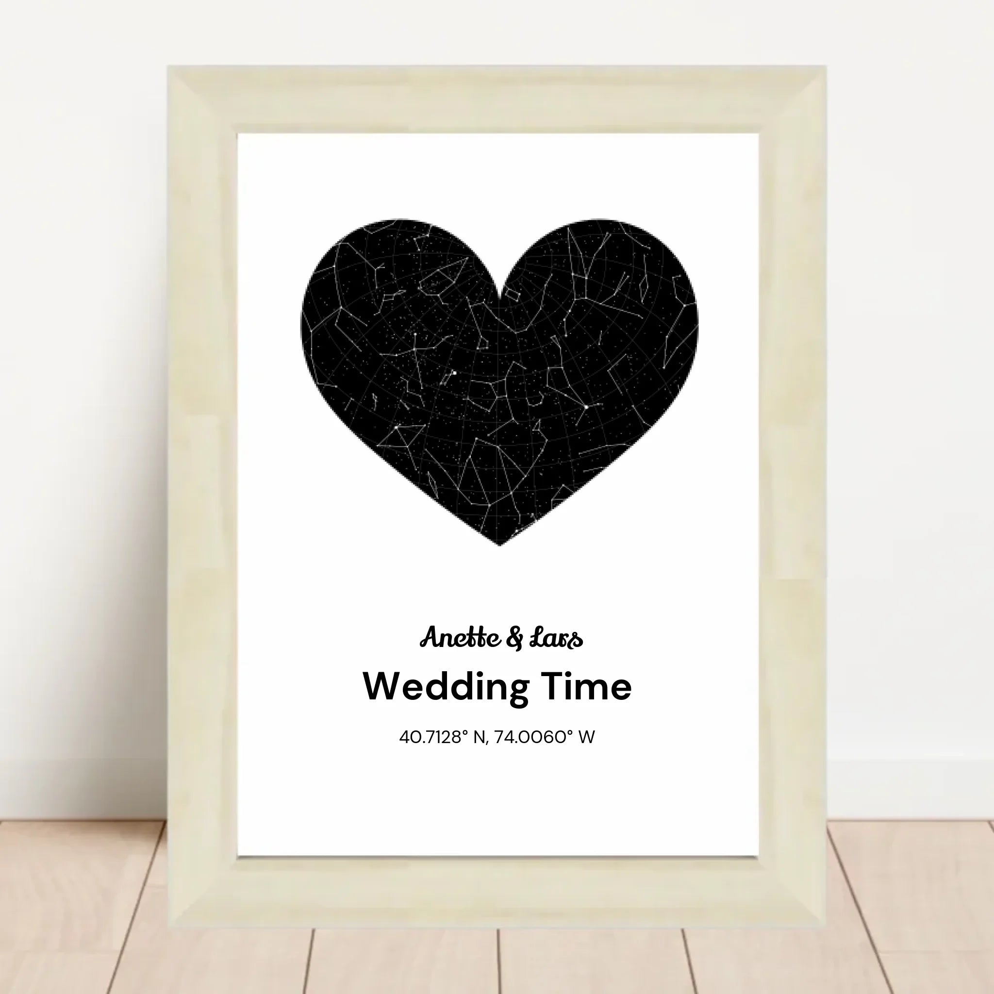 Hochzeit Geschenk Sternenhimmel personalisiert - Cantty