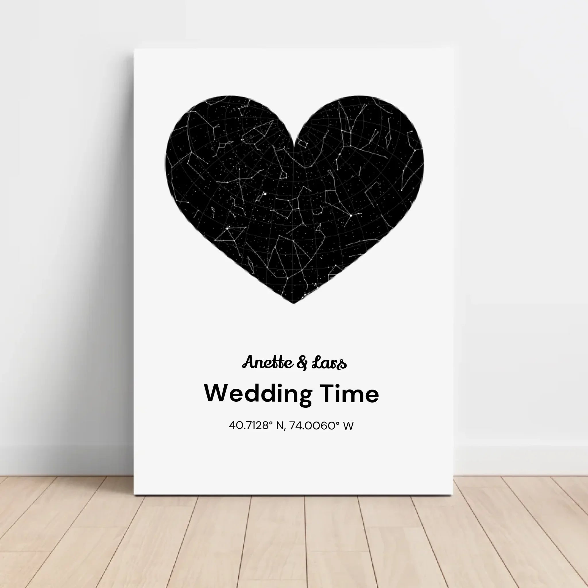 Hochzeit Geschenk Sternenhimmel personalisiert - Cantty