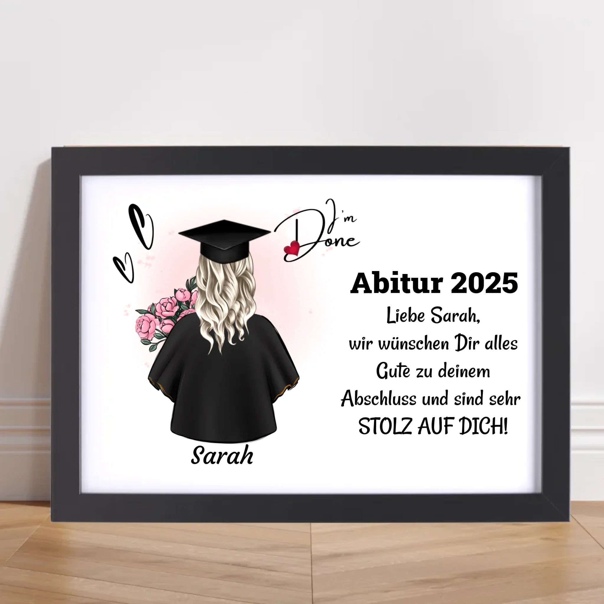 Abitur bestanden Poster Geschenk für Sie - Cantty