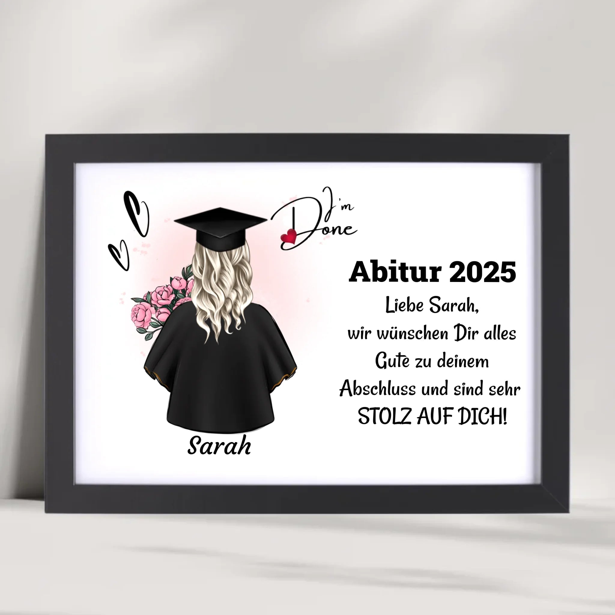 Abitur bestanden Poster Geschenk für Sie - Cantty