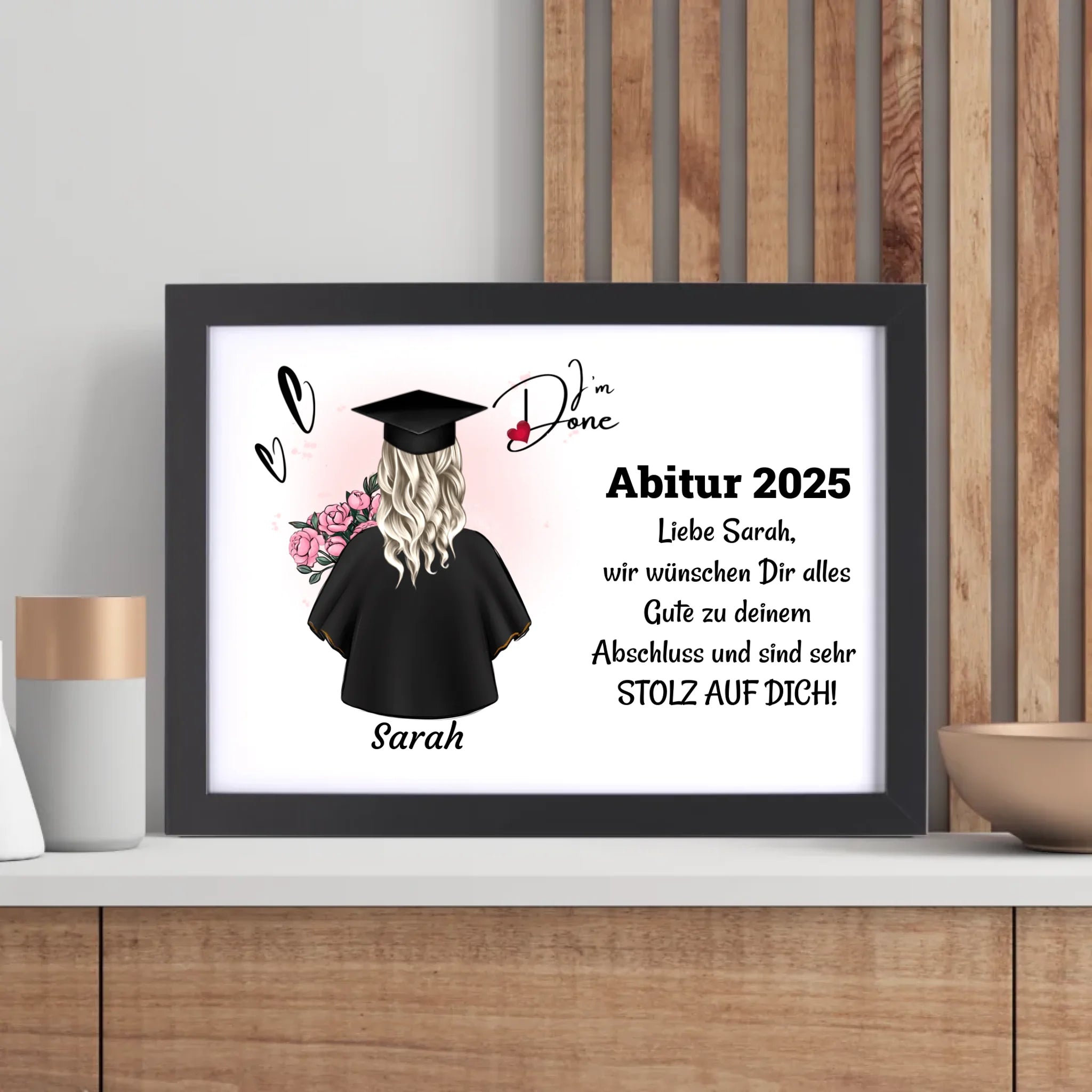 Abitur bestanden Poster Geschenk für Sie - Cantty