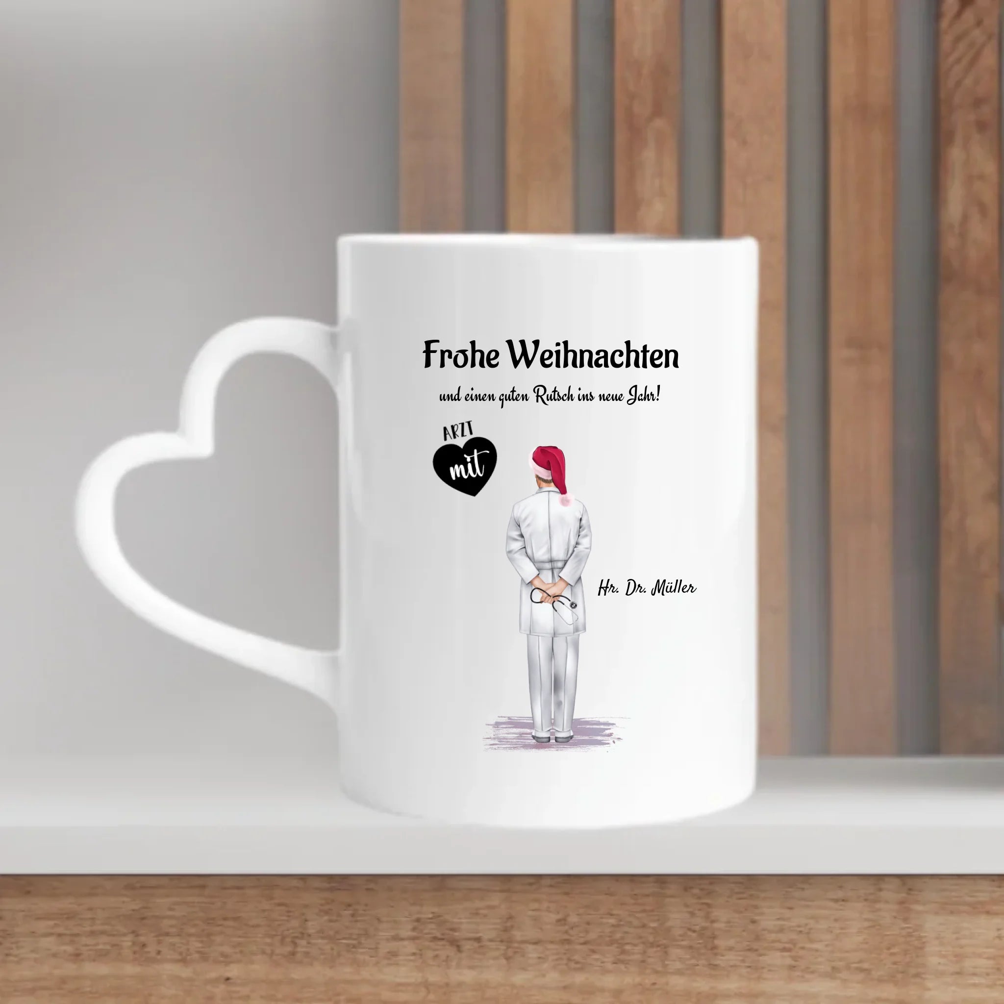Arzt Tasse Weihnachtsgeschenk personalisiert - Cantty