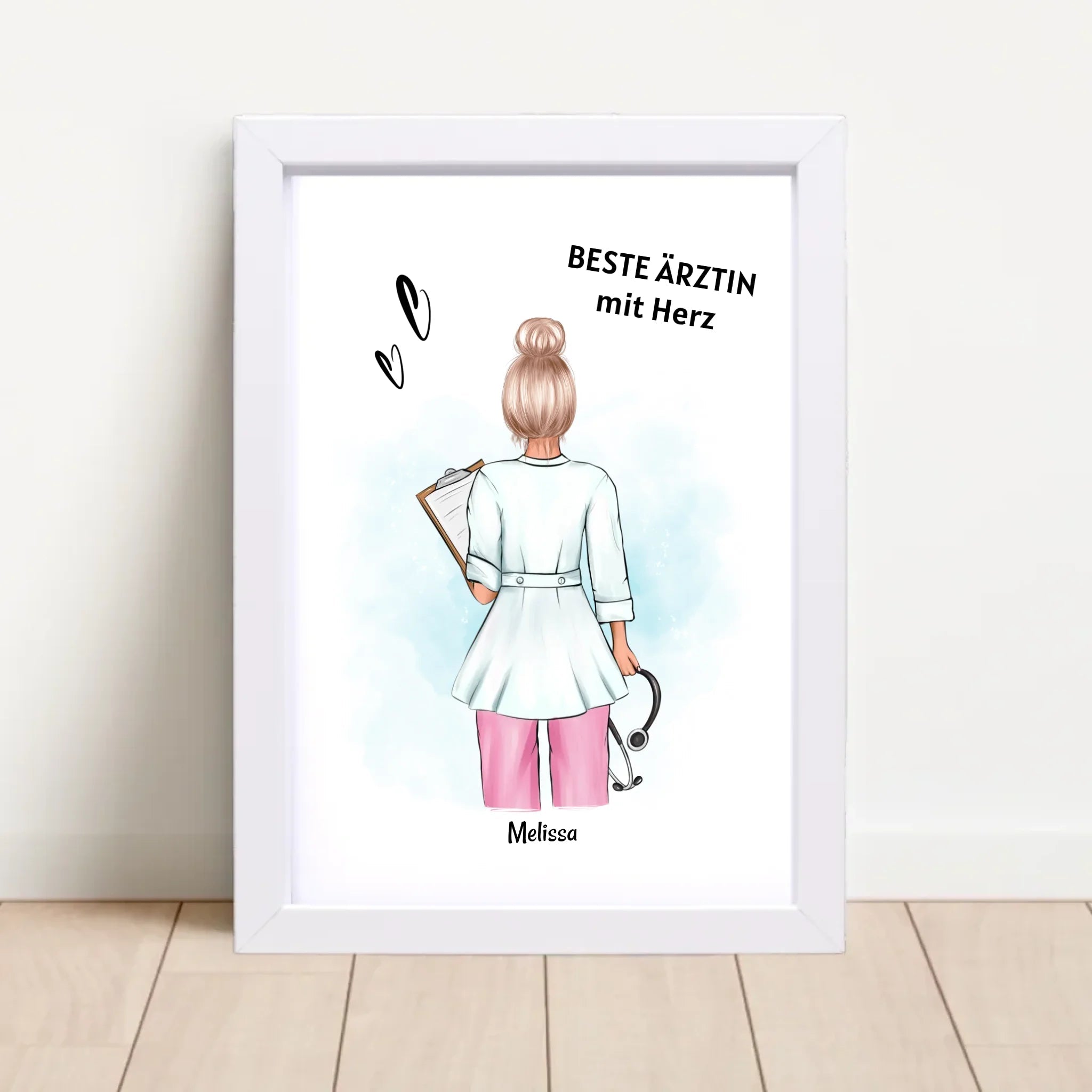 Ärztin Geschenk Poster personalisiert - Cantty