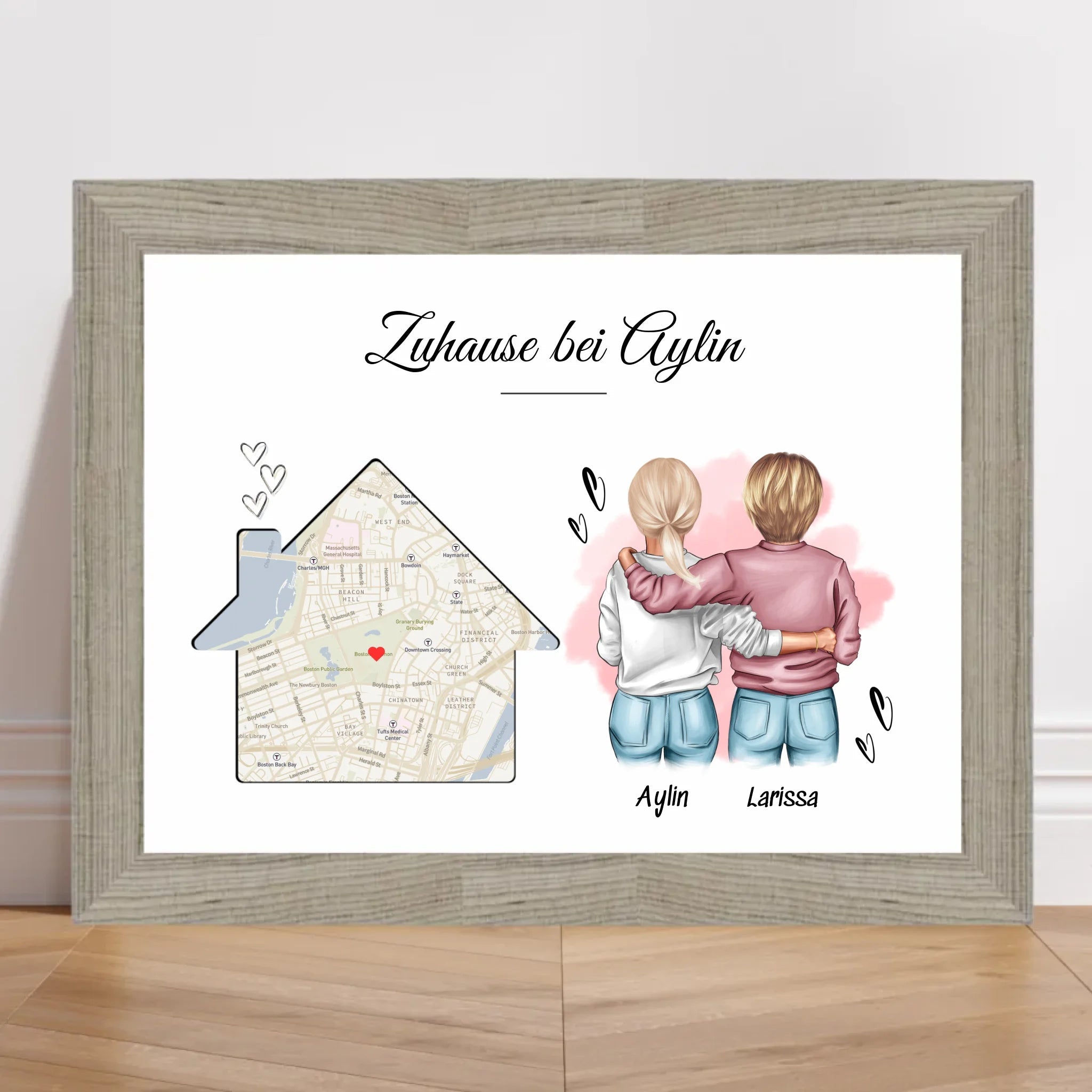 Beste Freundin Einzugsgeschenk Einweihung Wohnung Poster - Cantty