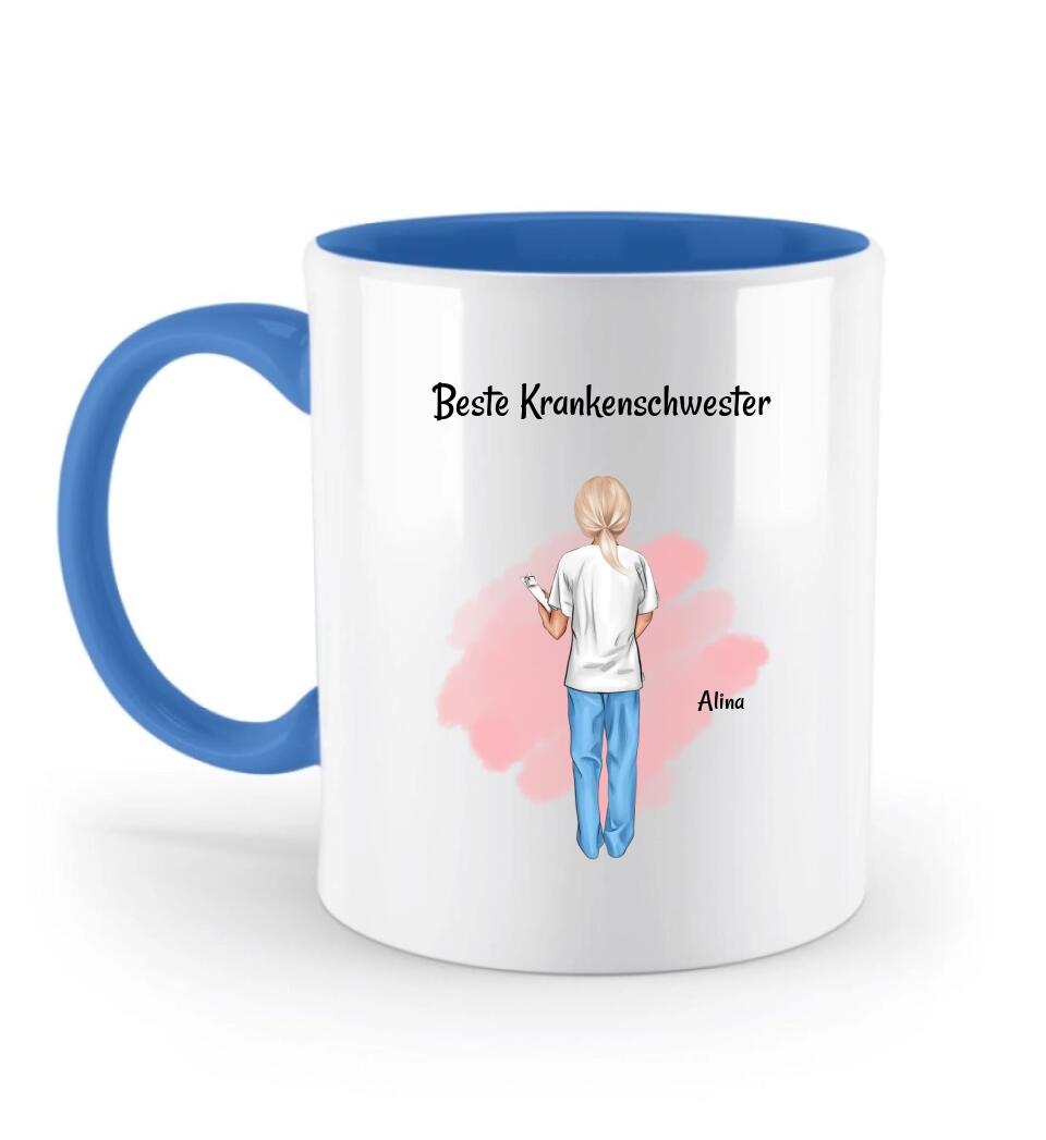 Beste Krankenschwester Tasse personalisiert - Cantty