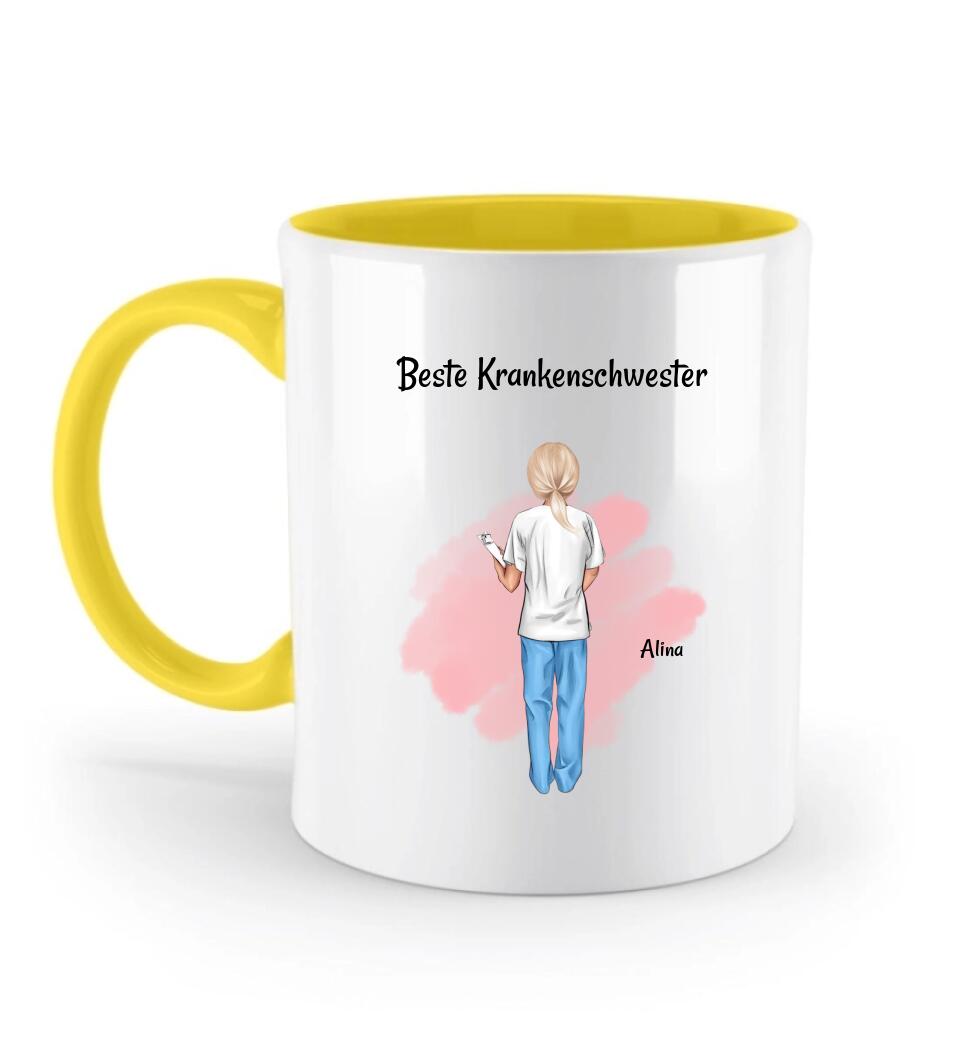 Beste Krankenschwester Tasse personalisiert - Cantty