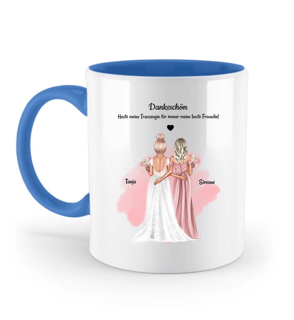 Danke Tasse Geschenk für Trauzeugin von Braut - Cantty