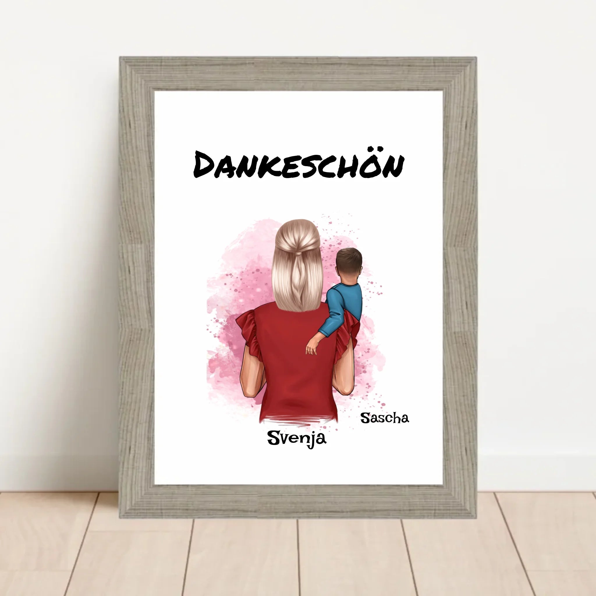 Erzieherin Abschiedsgeschenk Krippe Kita Poster personalisiert - Cantty
