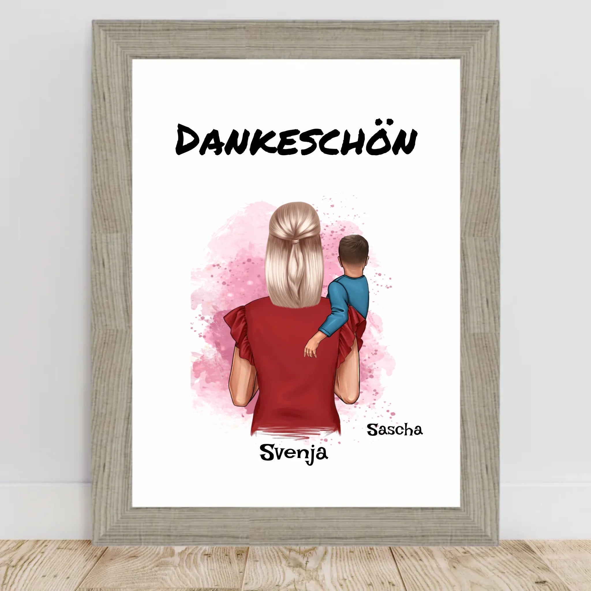 Erzieherin Abschiedsgeschenk Krippe Kita Poster personalisiert - Cantty