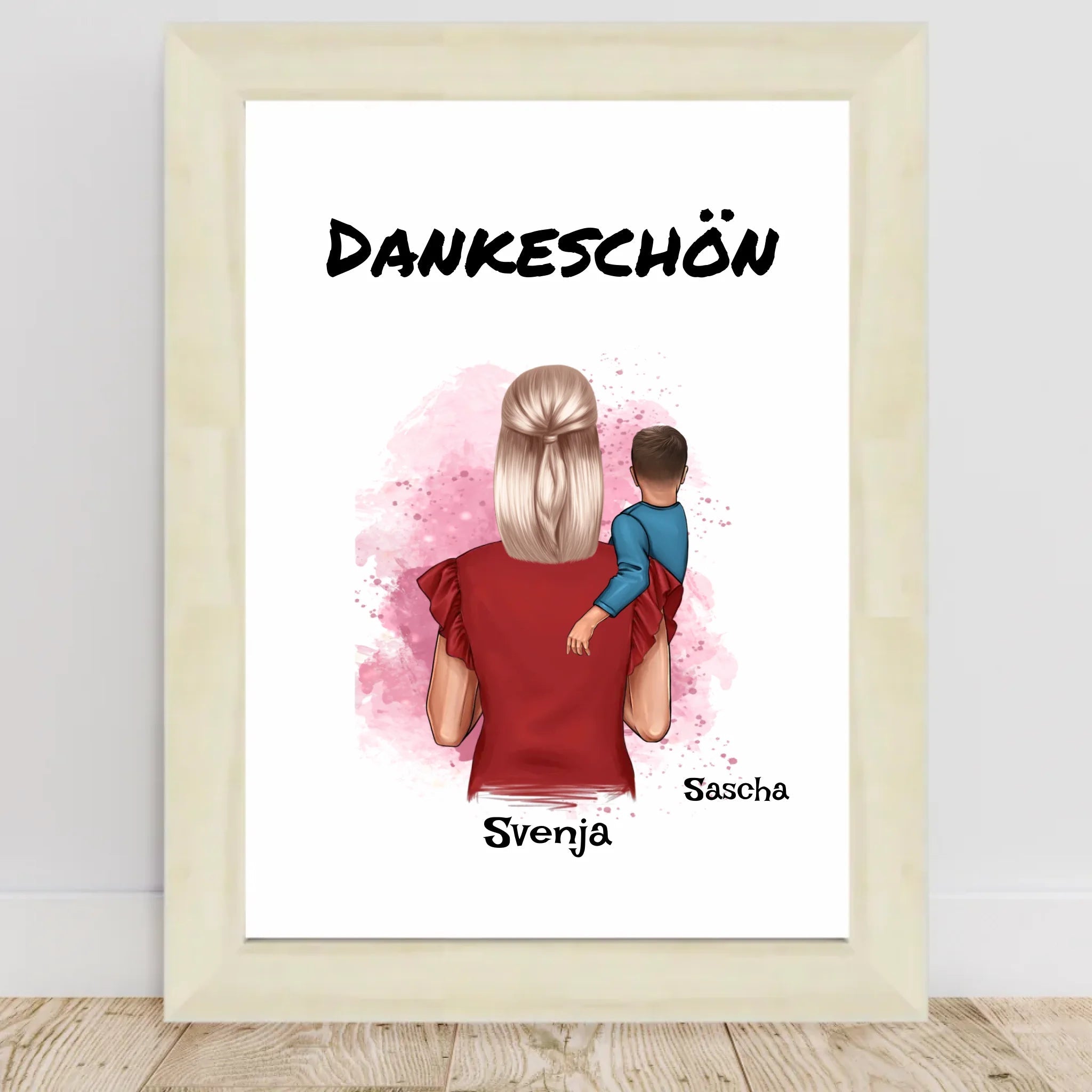 Erzieherin Abschiedsgeschenk Krippe Kita Poster personalisiert - Cantty