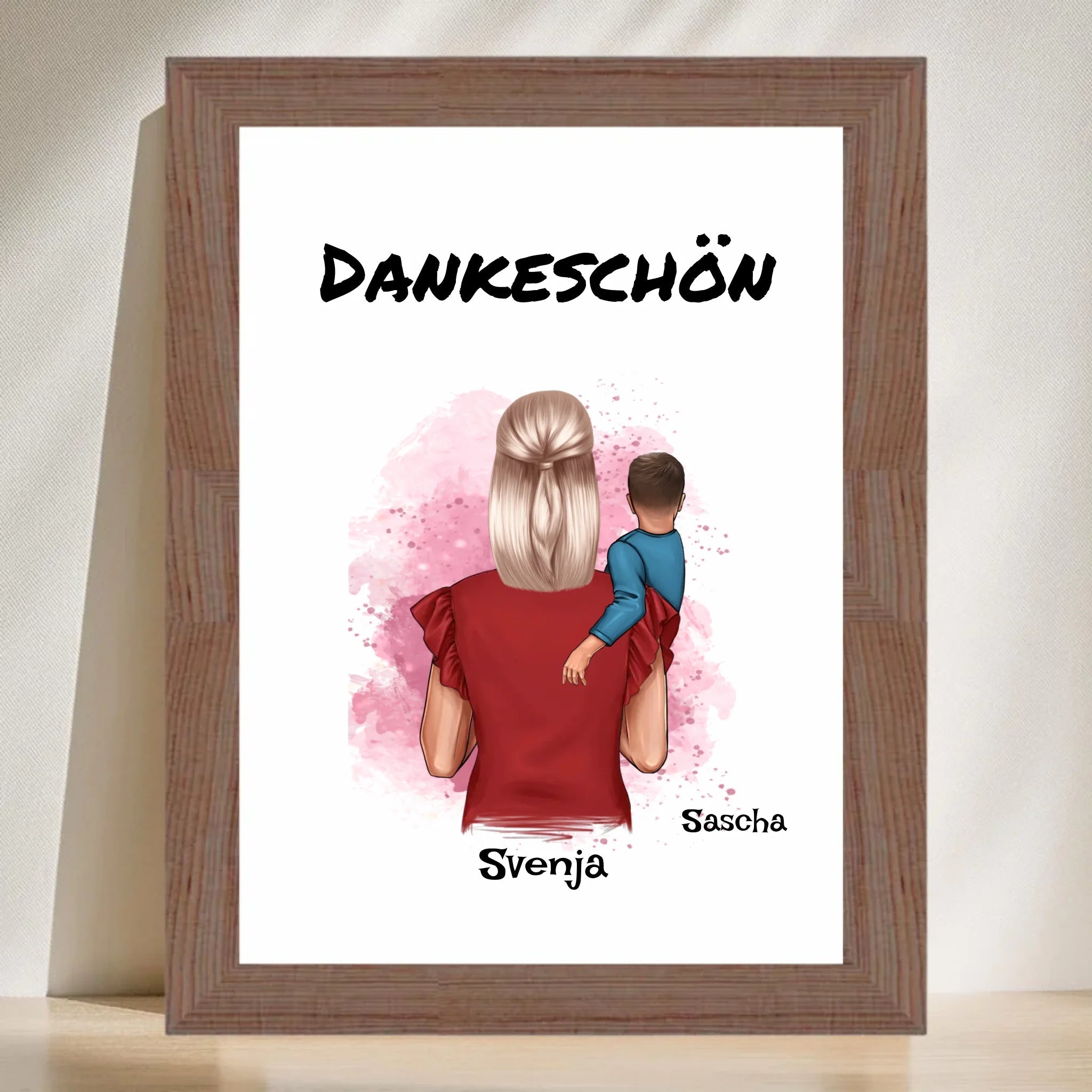 Erzieherin Abschiedsgeschenk Krippe Kita Poster personalisiert - Cantty