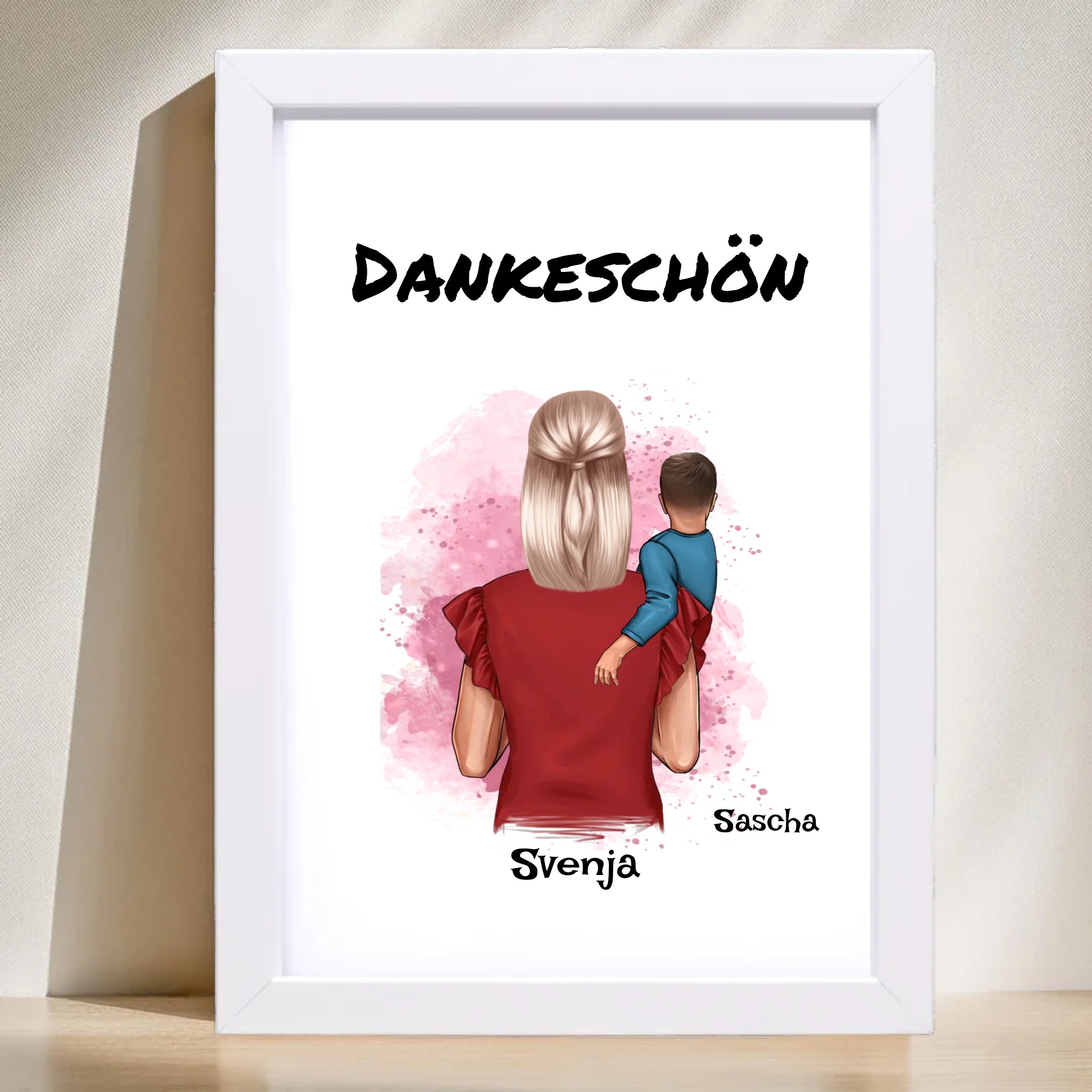 Erzieherin Abschiedsgeschenk Krippe Kita Poster personalisiert - Cantty
