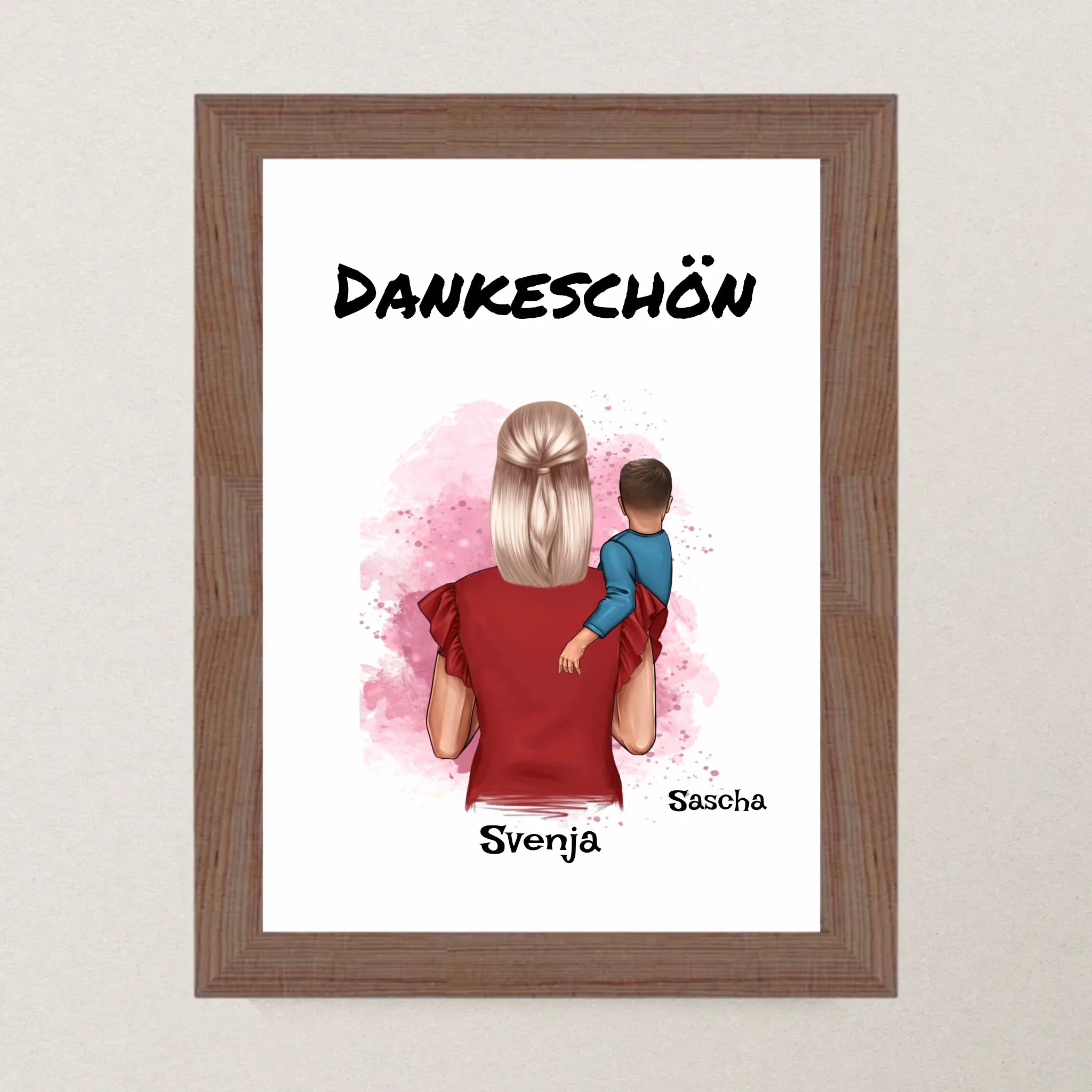 Erzieherin Abschiedsgeschenk Krippe Kita Poster personalisiert - Cantty