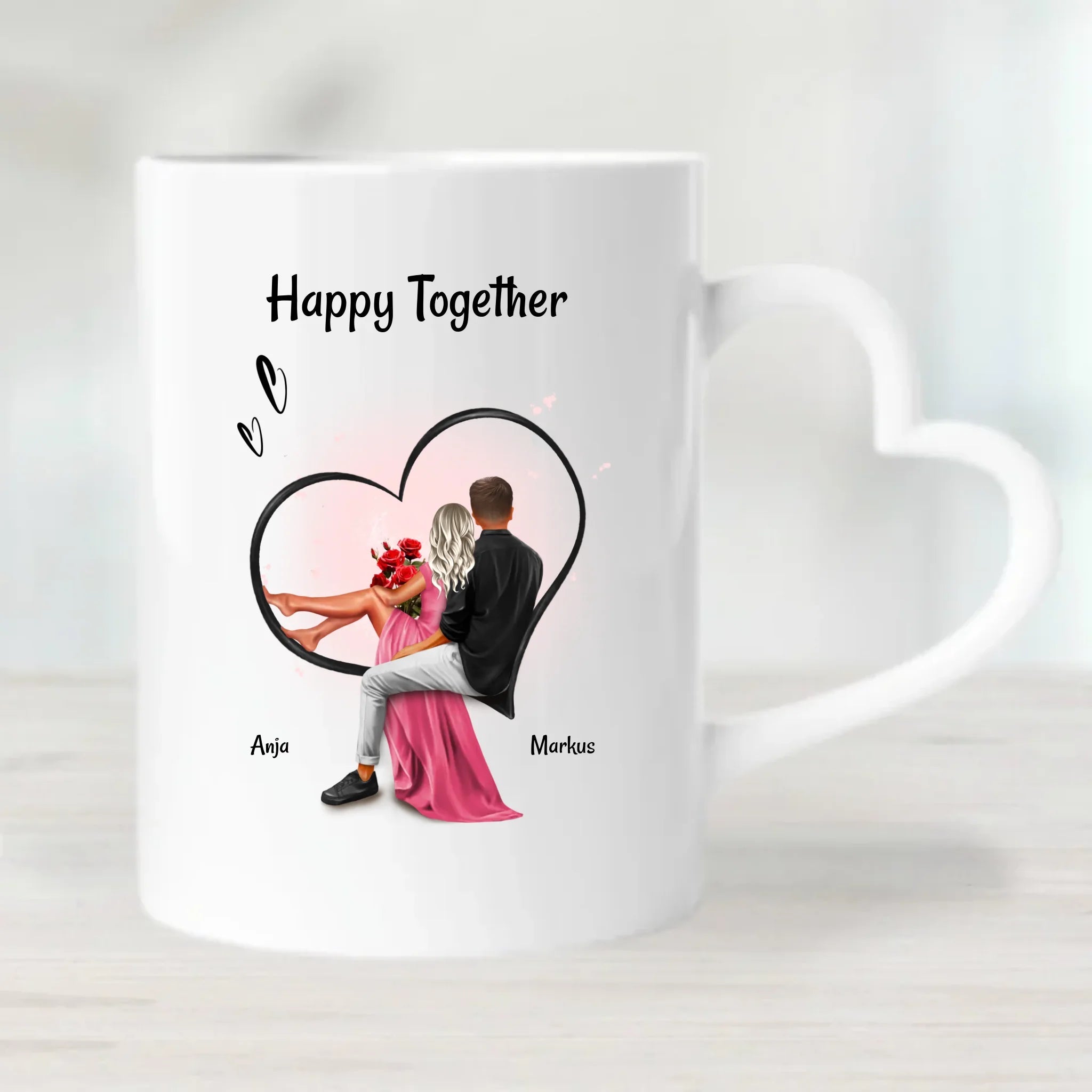 Frau Jahrestagsgeschenk Paar Tasse personalisiert - Cantty