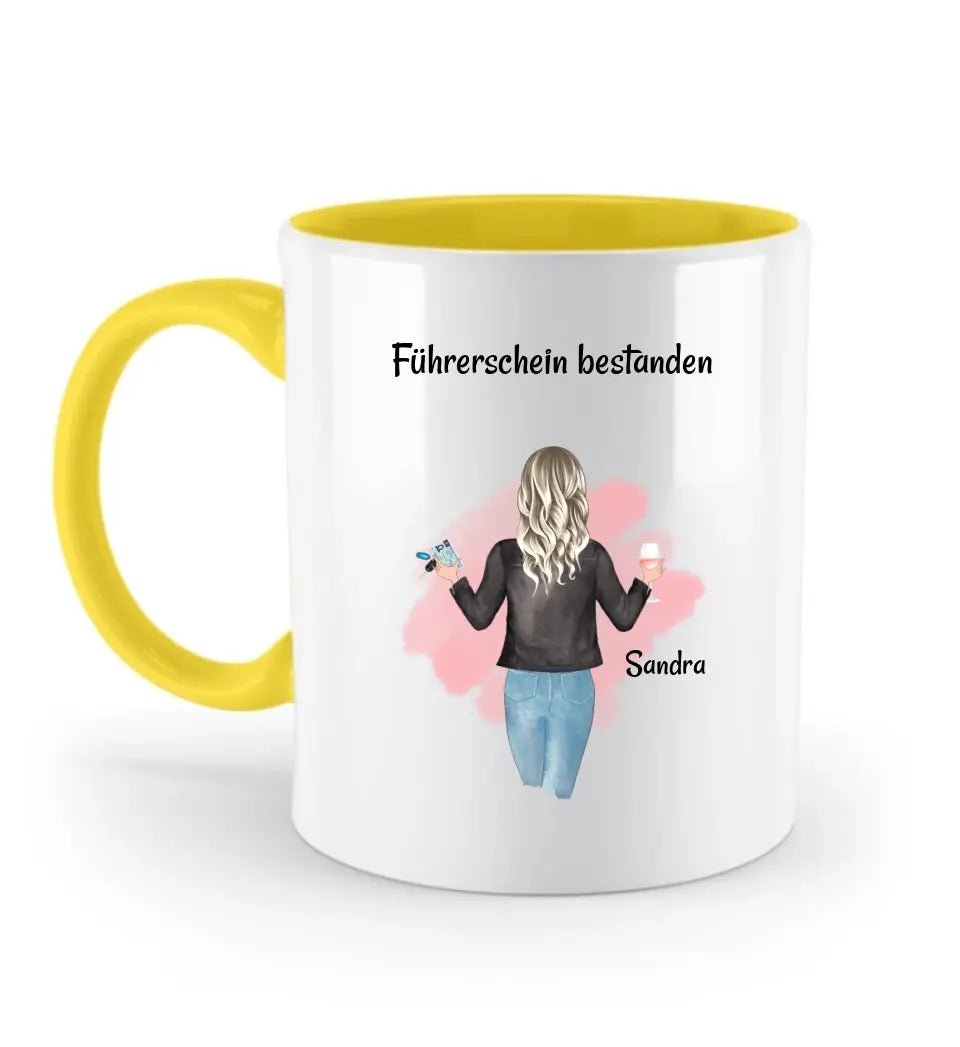 Führerschein bestanden Geschenk Tasse für Mädchen - Cantty