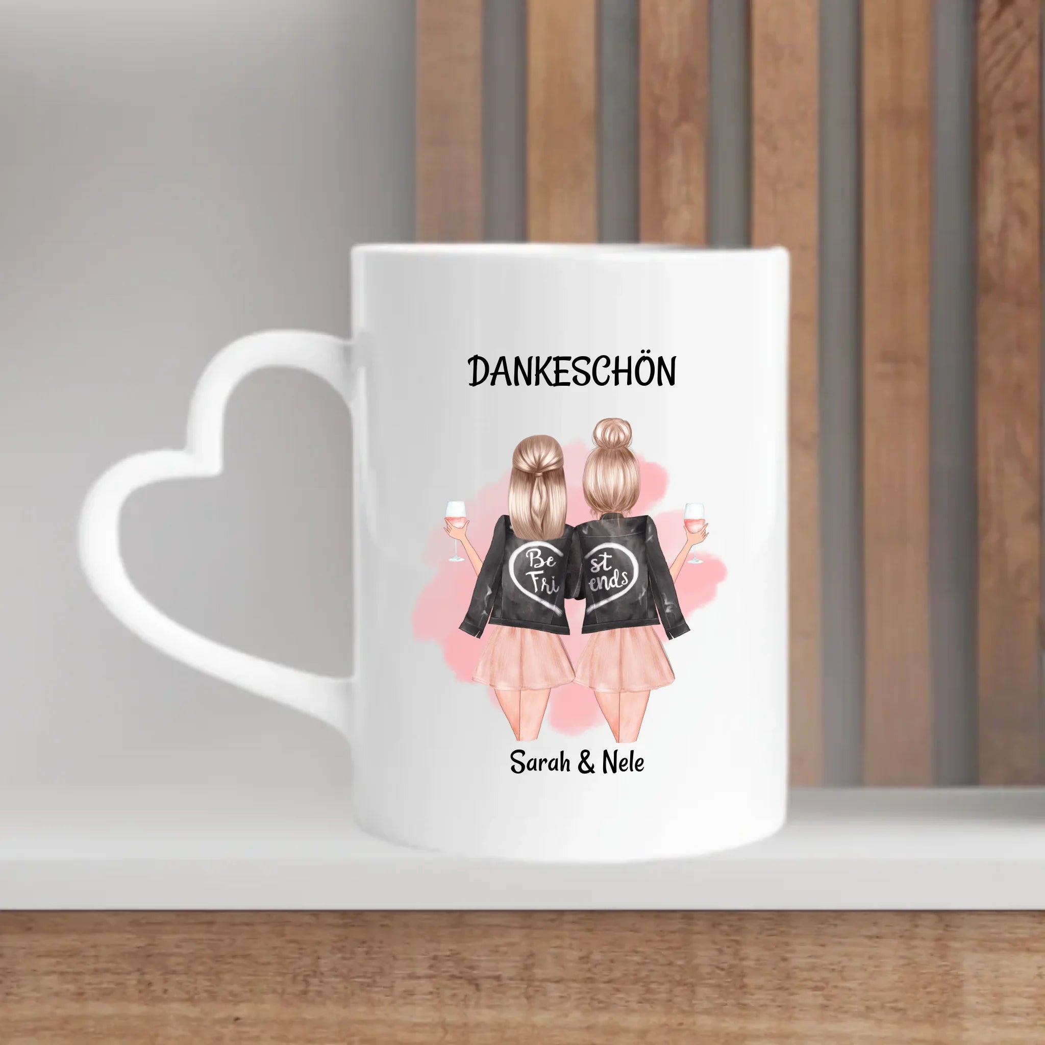 Geschenk Dankeschön Tasse für beste Freundin - Cantty