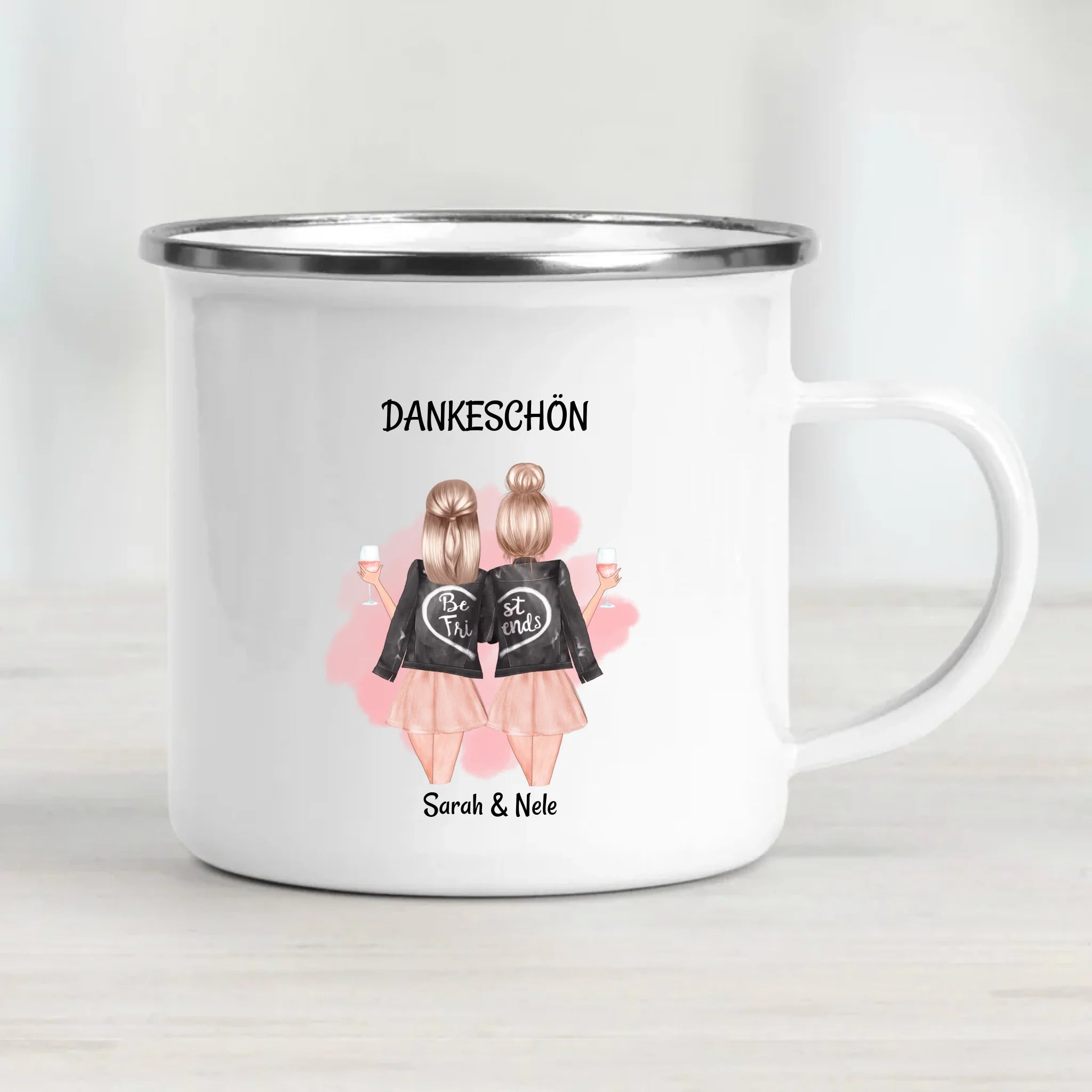 Geschenk Dankeschön Tasse für beste Freundin - Cantty