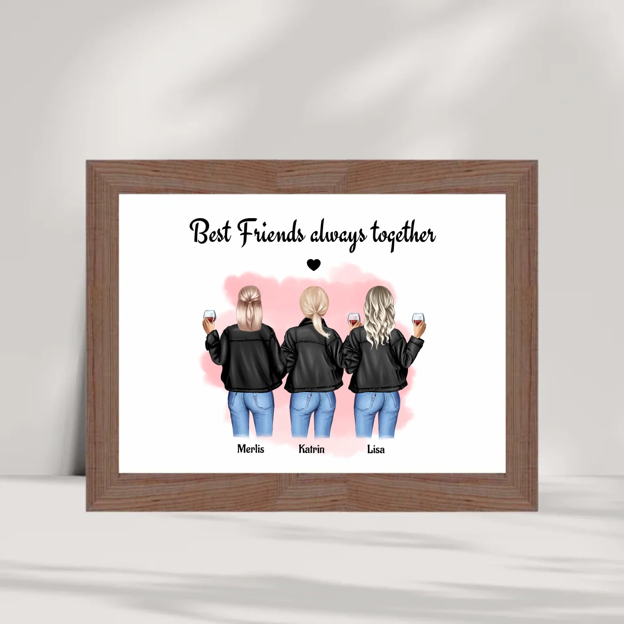 Geschenk Poster für 3 Freundinnen gestalten - Cantty