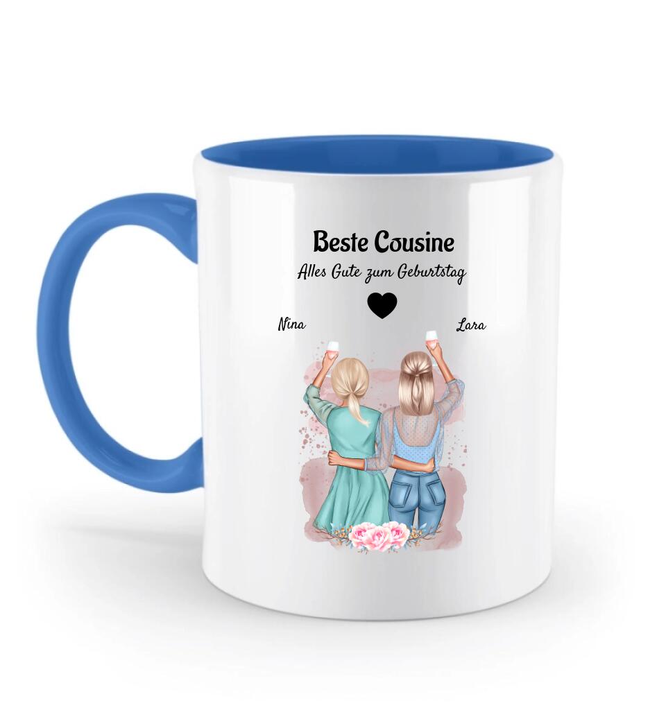 Geschenk Tasse für Cousine personalisiert - Cantty