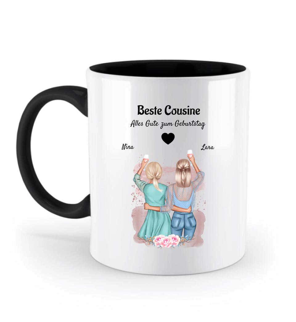Geschenk Tasse für Cousine personalisiert - Cantty