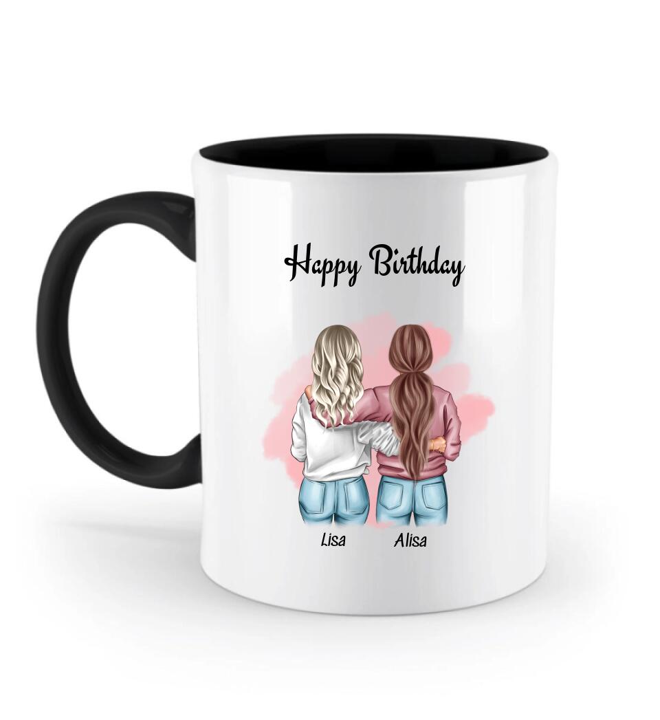 Geschenk Tasse mit Geburtstagswünsche Frauen Freundschaft - Cantty
