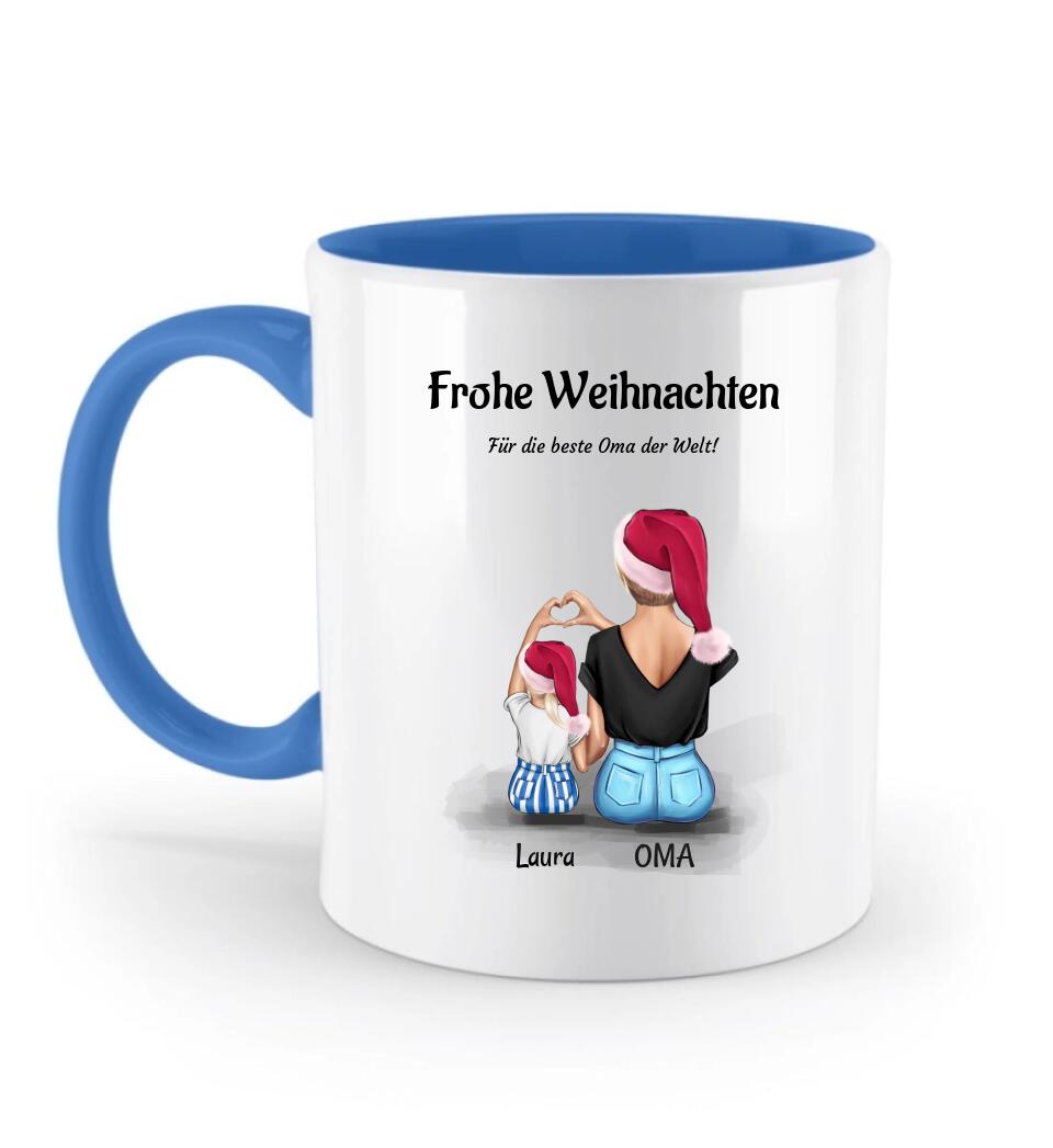 Großmutter & Enkeltochter 3-8 Jahre Weihnachtstasse Geschenk - Cantty