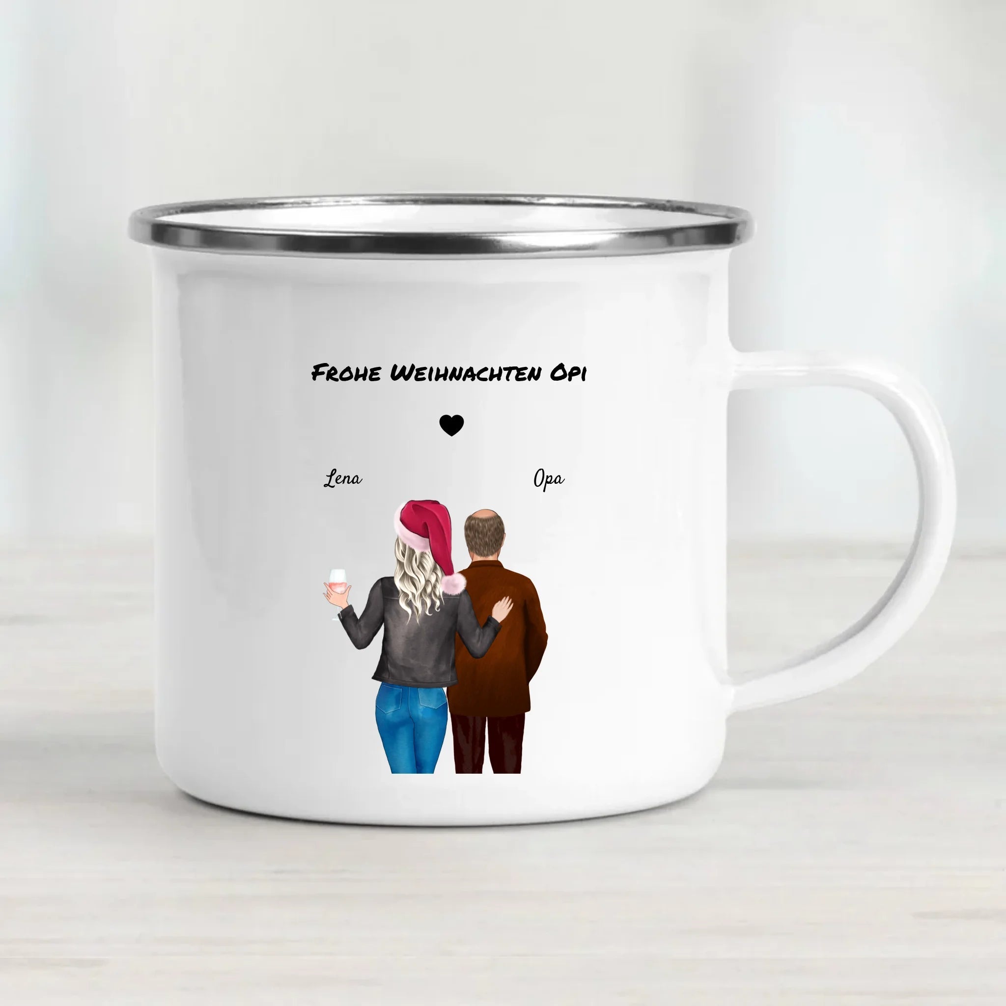 Großvater Enkel Weihnachtsgeschenk Tasse - Cantty