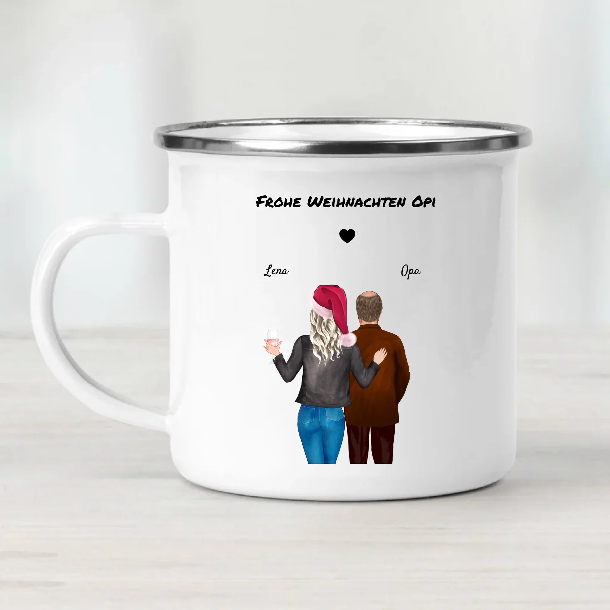Großvater Enkel Weihnachtsgeschenk Tasse - Cantty