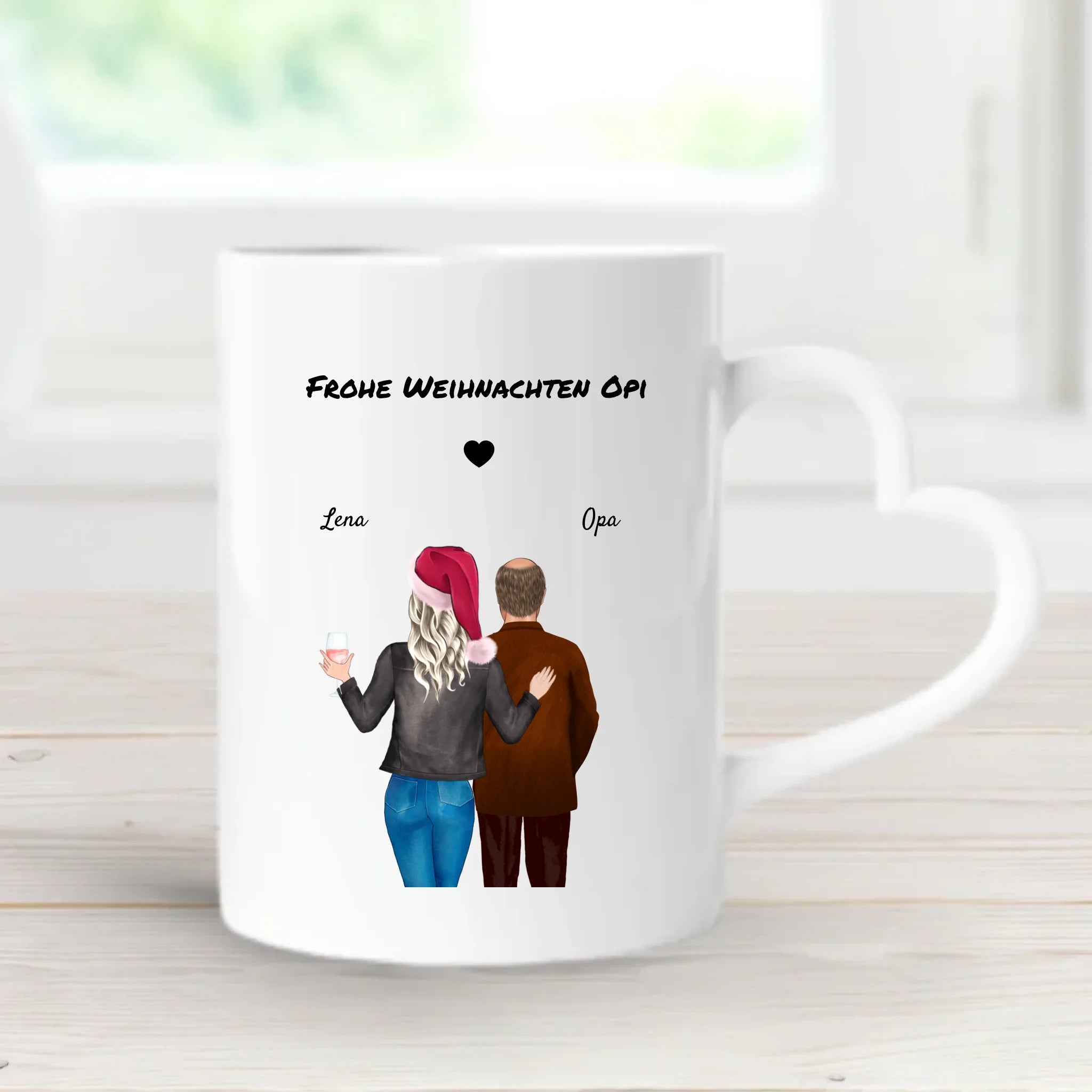 Großvater Enkel Weihnachtsgeschenk Tasse - Cantty